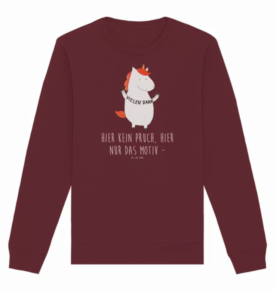 Mr. & Mrs. Panda Longpullover Größe XXL Einhorn Dankeschön - Burgundy - Ges günstig online kaufen