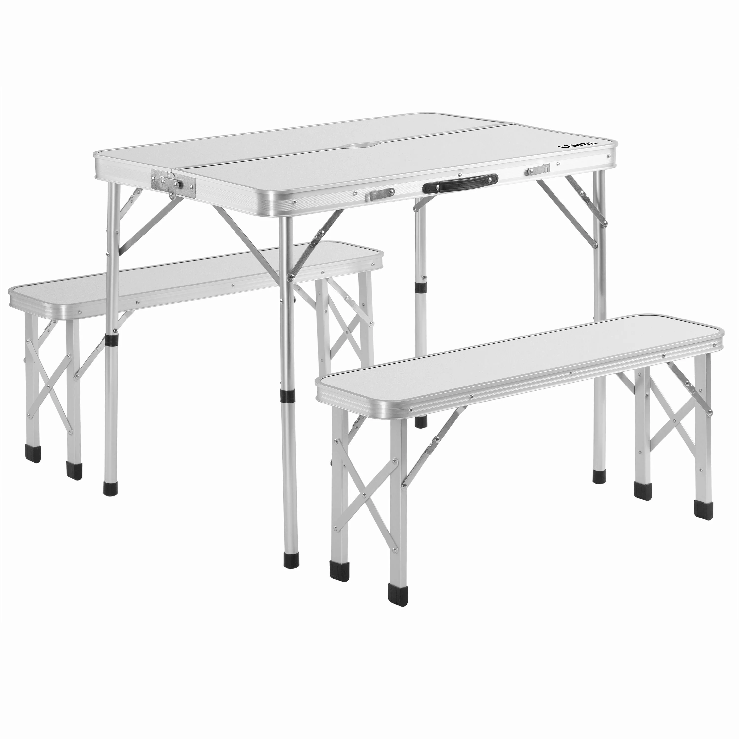 Casaria Campingtisch (3-St), Klappbar mit Bänken günstig online kaufen
