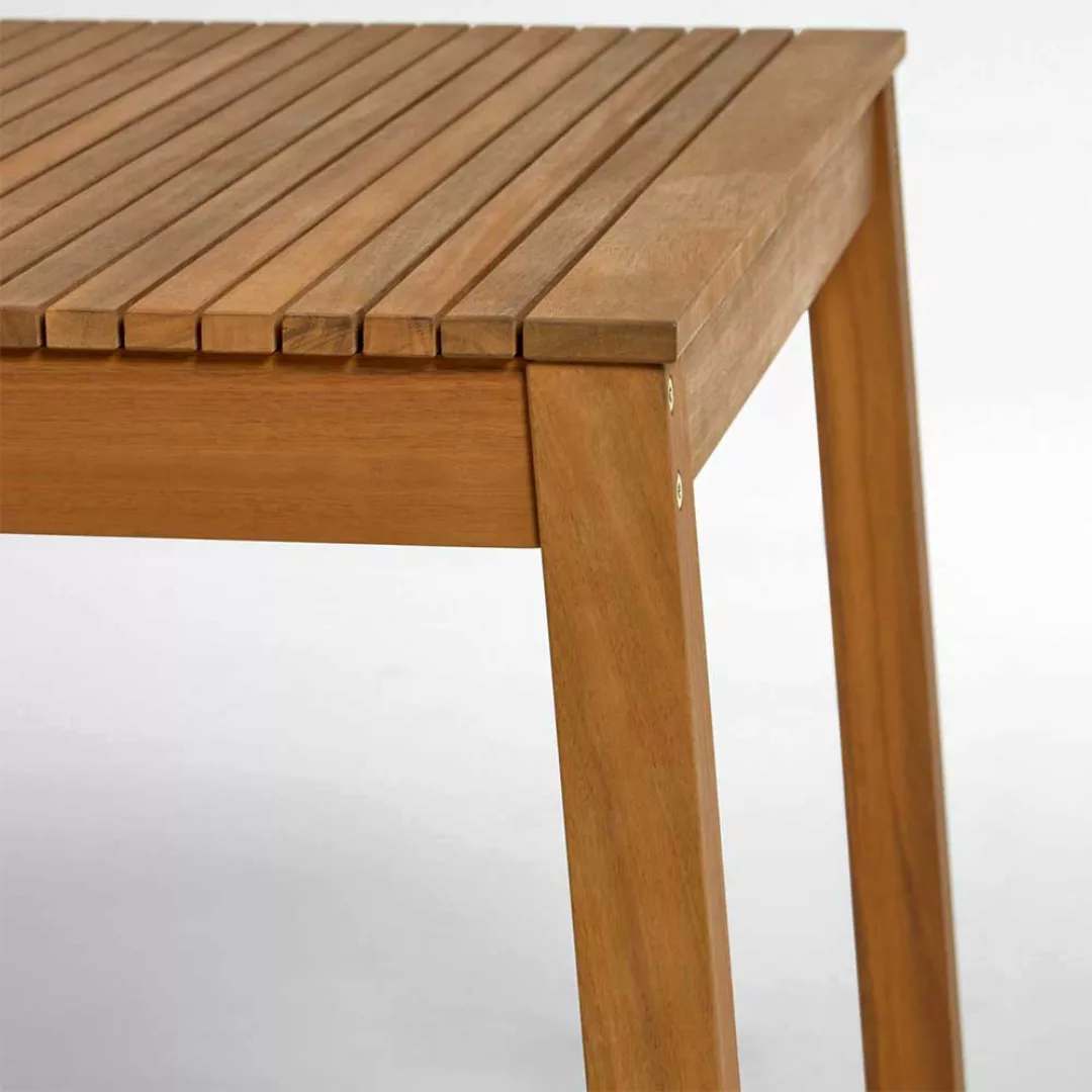 Skandi Gartentisch aus Akazie Massivholz geölt 190 cm breit günstig online kaufen