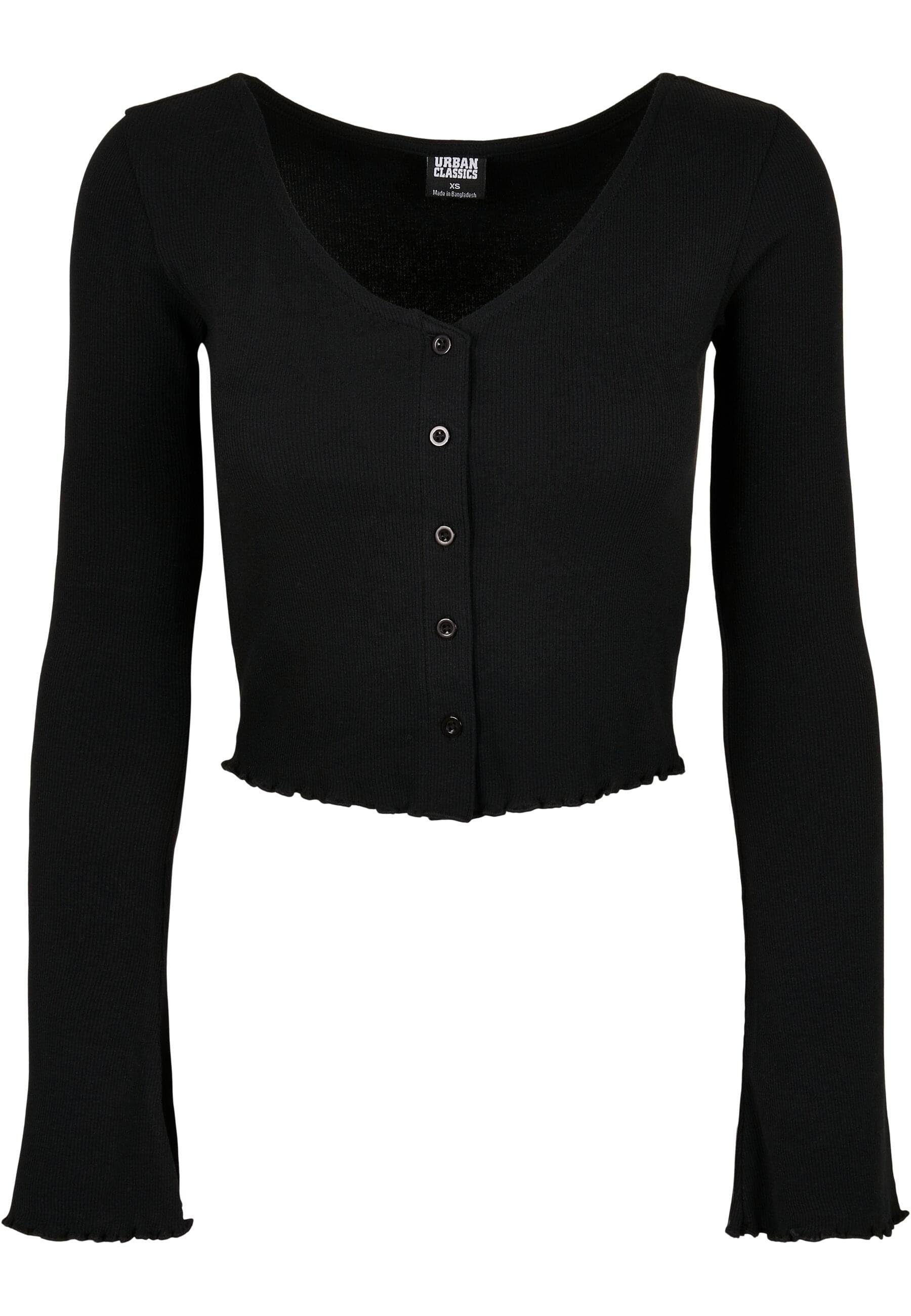 URBAN CLASSICS Langarmshirt "Urban Classics Damen Ladies Contrast Raglan Lo günstig online kaufen