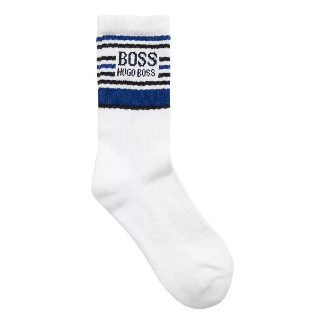 Boss Qs Rib Stripe Cc Socken EU 39-42 White günstig online kaufen