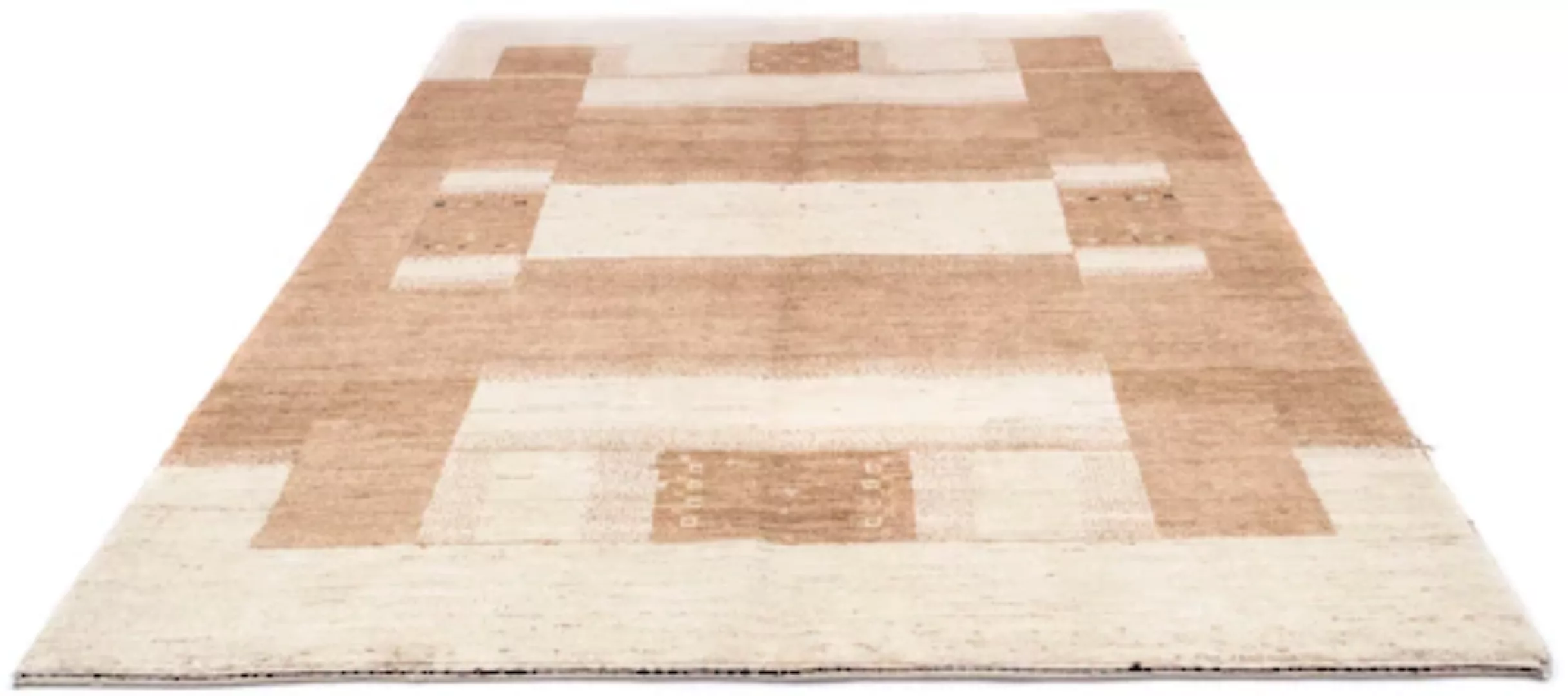 morgenland Wollteppich »Loribaft Teppich handgeknüpft braun«, rechteckig günstig online kaufen