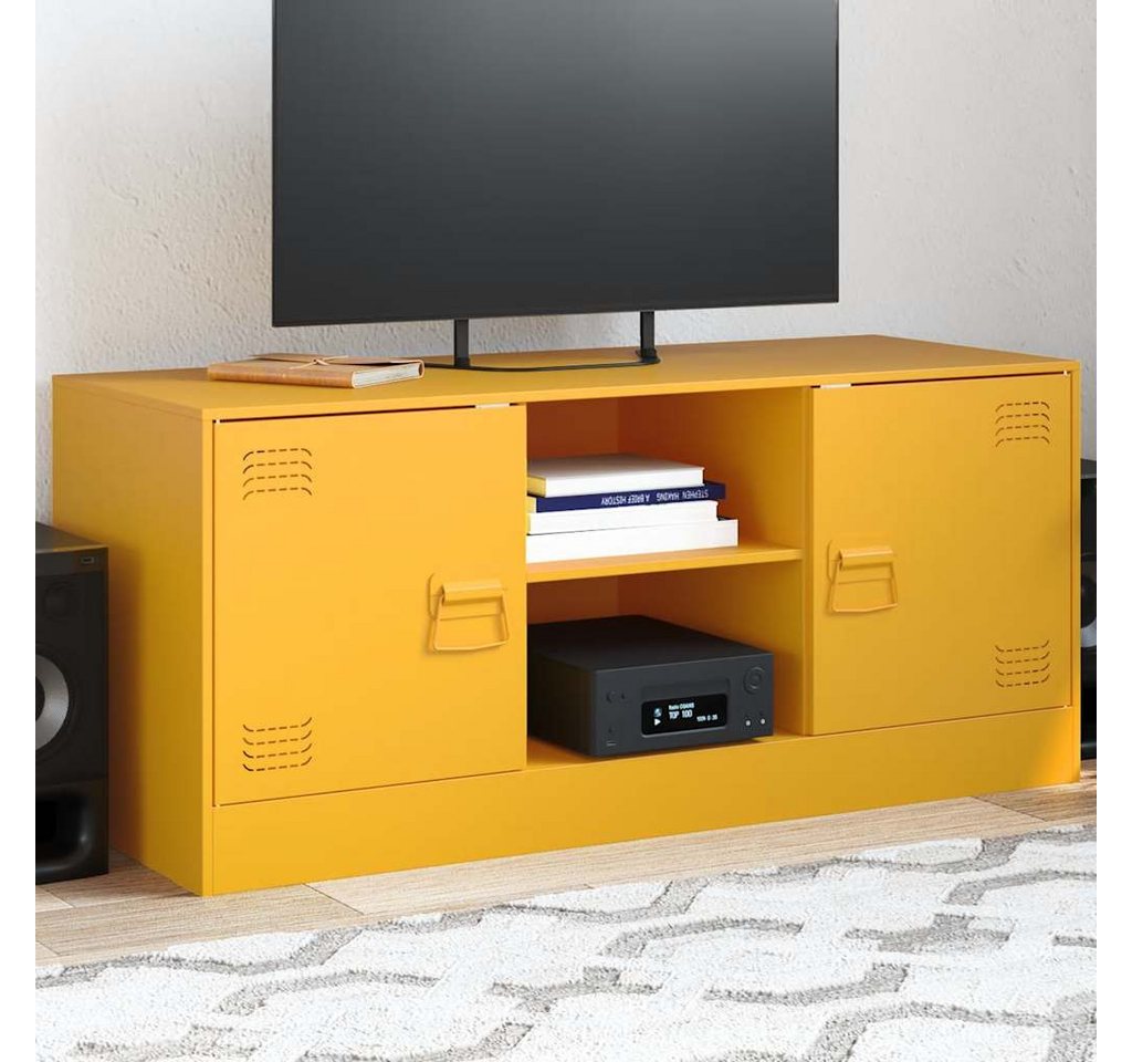 vidaXL Schrankmodule TV-Schrank Senfgelb 99x39x44 cm Stahl günstig online kaufen