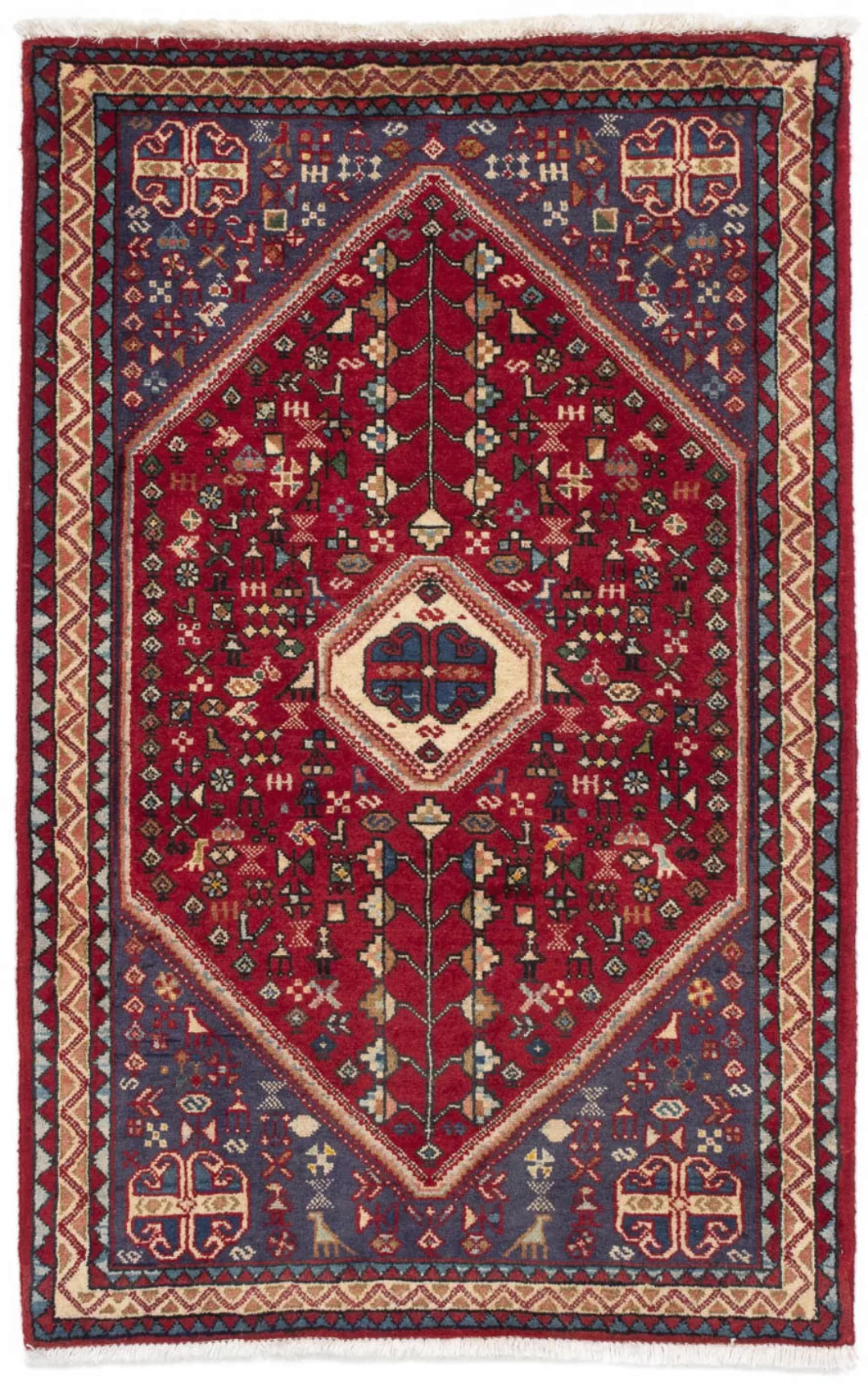 morgenland Wollteppich »Abadeh Medaillon 123 x 75 cm«, rechteckig, Handgekn günstig online kaufen