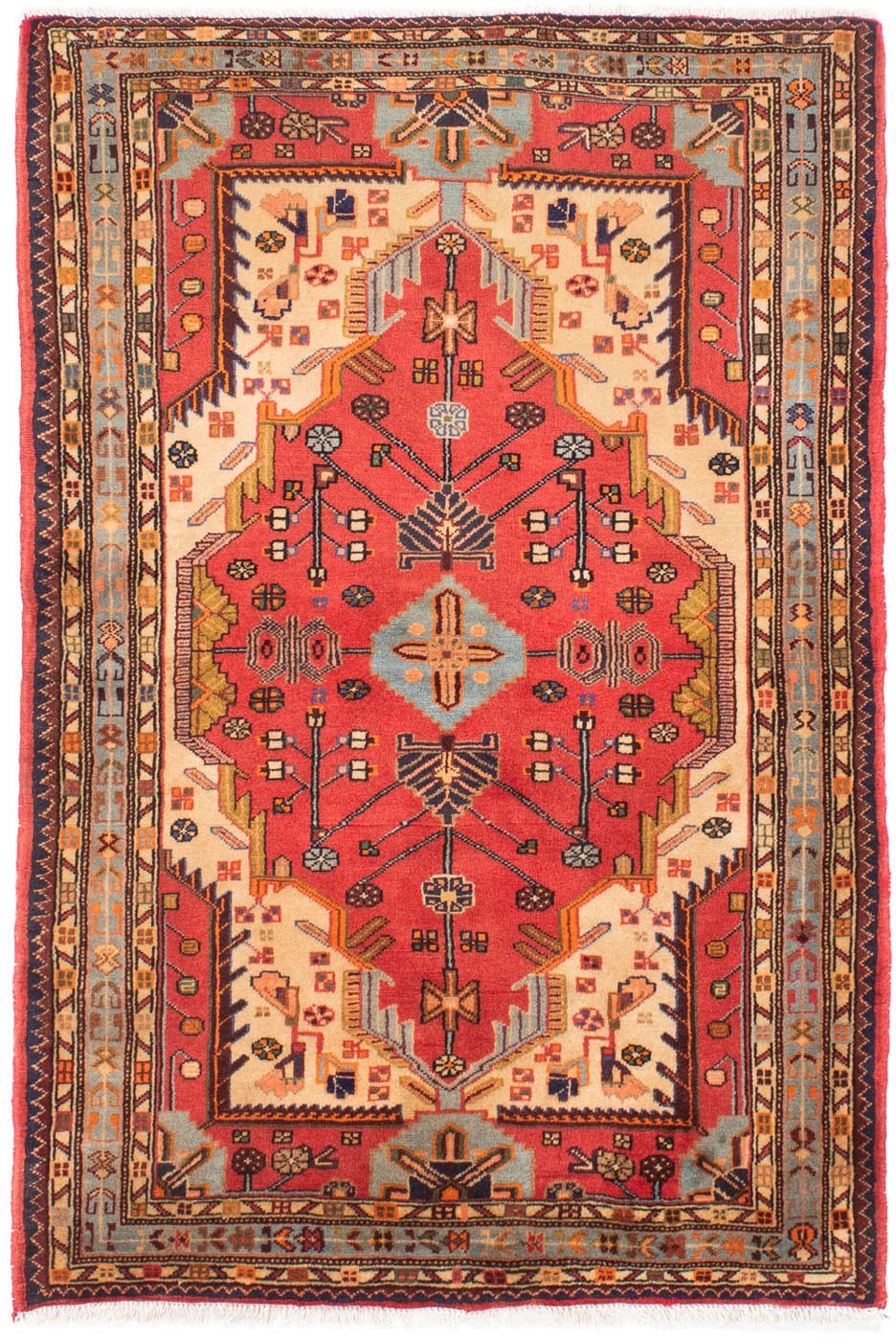 morgenland Orientteppich »Perser - Nomadic - 170 x 115 cm - rot«, rechtecki günstig online kaufen
