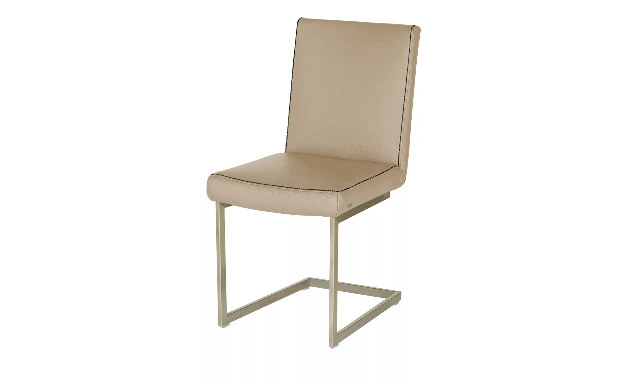 KOINOR Leder-Schwingstuhl  Sqare ¦ beige ¦ Maße (cm): B: 46 H: 92 T: 61.0 S günstig online kaufen