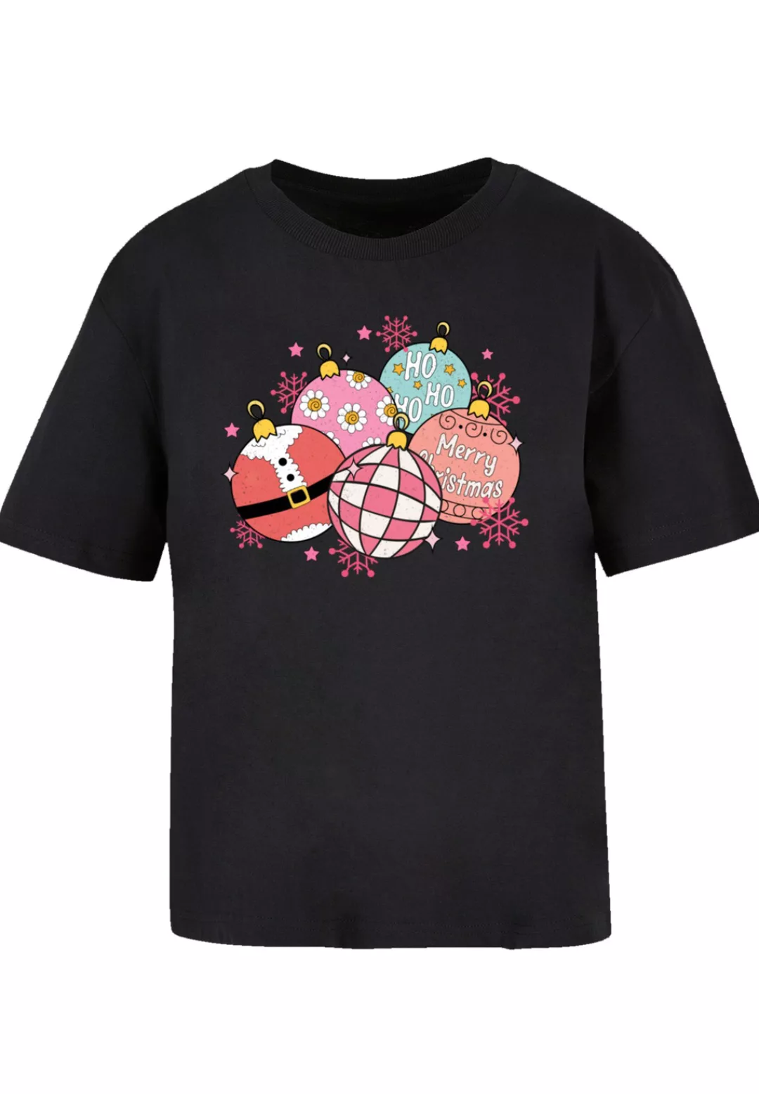 F4NT4STIC T-Shirt "Pink Cute Weihnachten Tree Balls", Premium Qualität, Wei günstig online kaufen