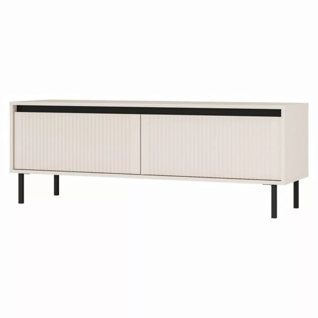 Furnix TV-Schrank Kersi Fernsehschrank Kabinett Sideboard mit zwei Schublad günstig online kaufen