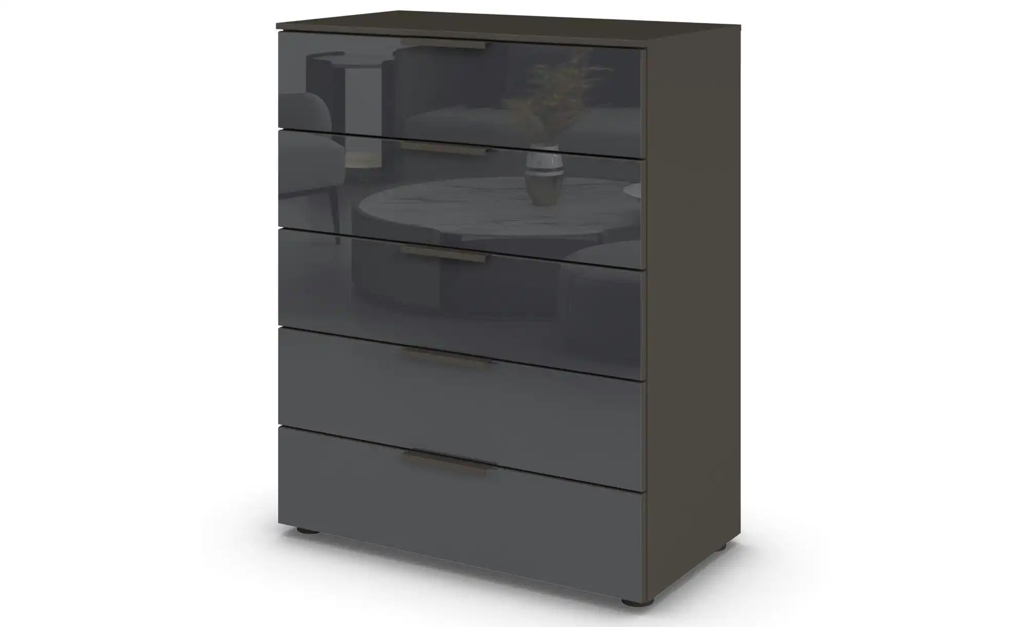 Kommode ¦ schwarz ¦ Maße (cm): B: 80 H: 100 Kommoden & Sideboards > Kommode günstig online kaufen