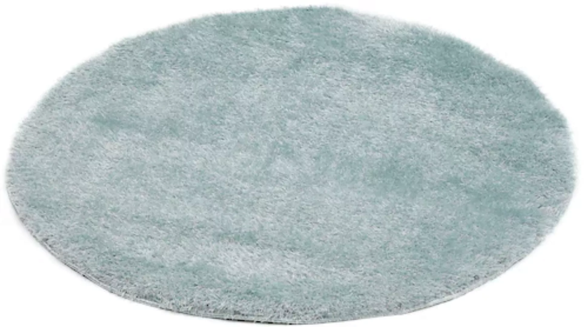 LUXOR living Hochflor-Teppich »Gela«, rund, Uni Farben, weich und flauschig günstig online kaufen