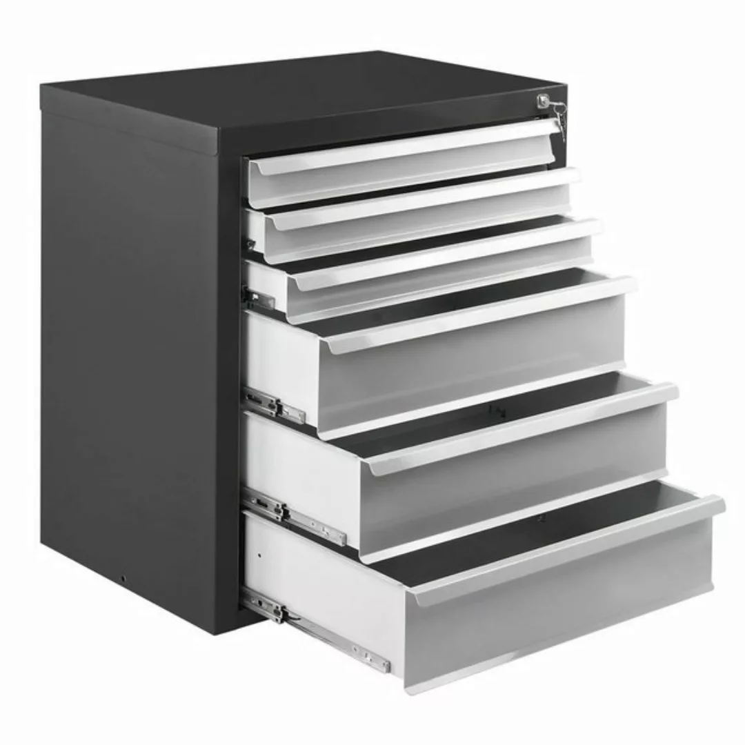 ADB Mehrzweckschrank ADB Schubladenschrank aus Stahl mit 6 Schubladen, in d günstig online kaufen