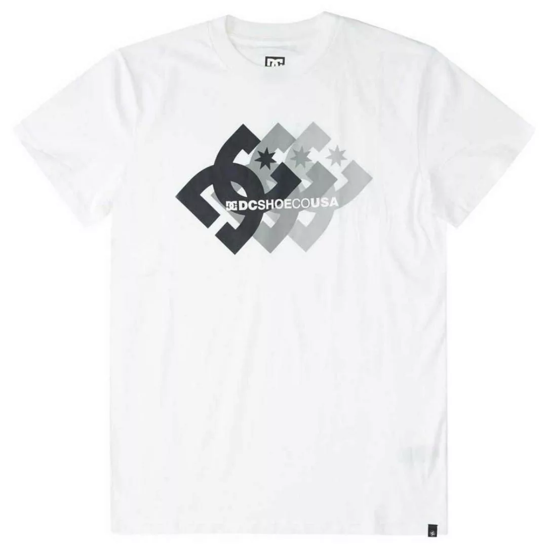 Dc Shoes Logo Ballad Kurzärmeliges T-shirt XS White günstig online kaufen