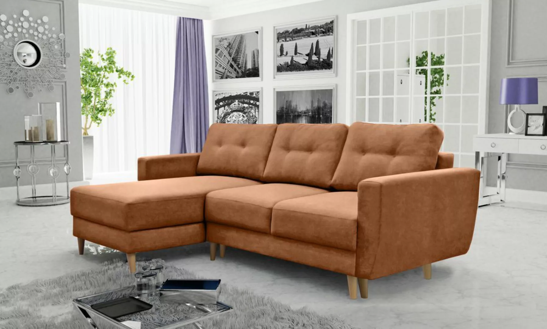 99rooms Ecksofa Frampol, L-Form, Eckcouch, stellbar günstig online kaufen