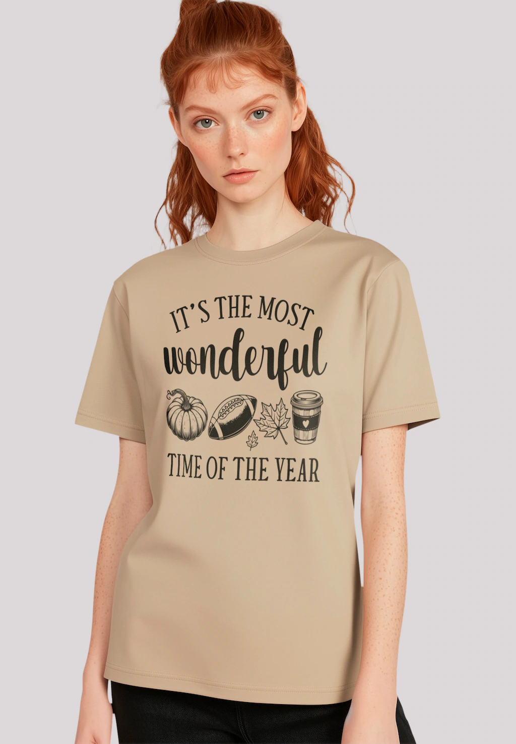 F4NT4STIC T-Shirt "Fall Herbst its the most wonderful time of the year", Pr günstig online kaufen