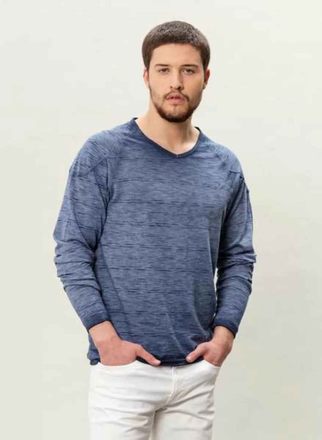 Herren G.Dyed Langarm T-shirt günstig online kaufen