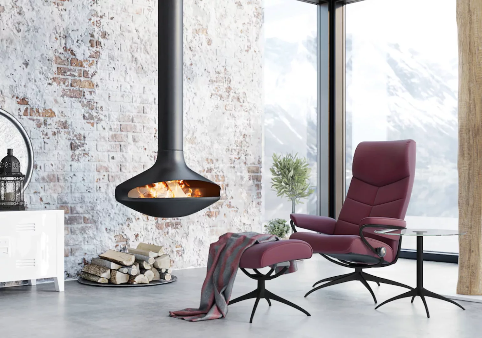 Stressless® Relaxsessel »Dublin«, (Set, Relaxsessel mit Hocker), mit Hocker günstig online kaufen