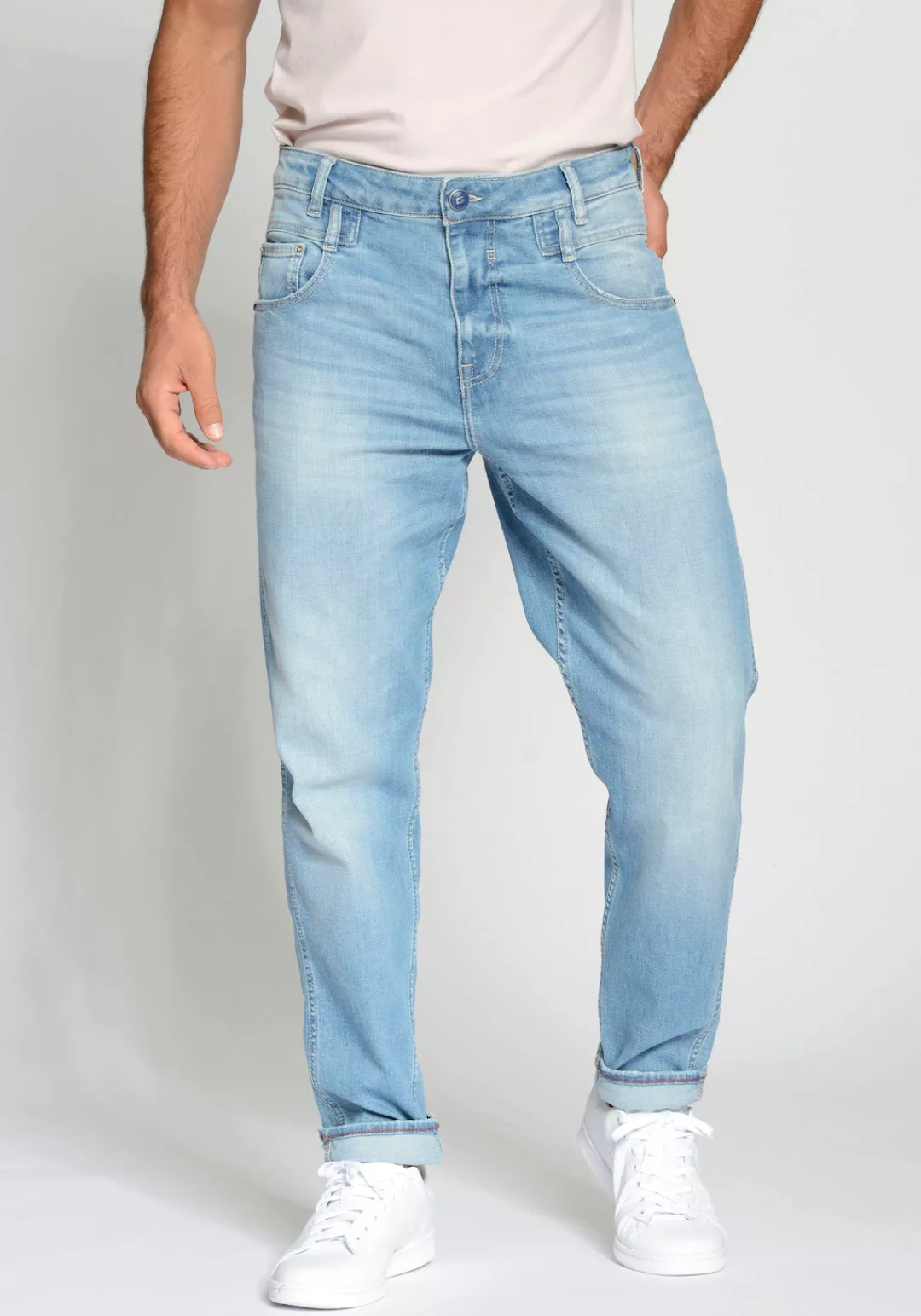 GANG Stretch-Jeans 94MARCO im relaxten 5-Pocket Style mit doppelter Gürtels günstig online kaufen