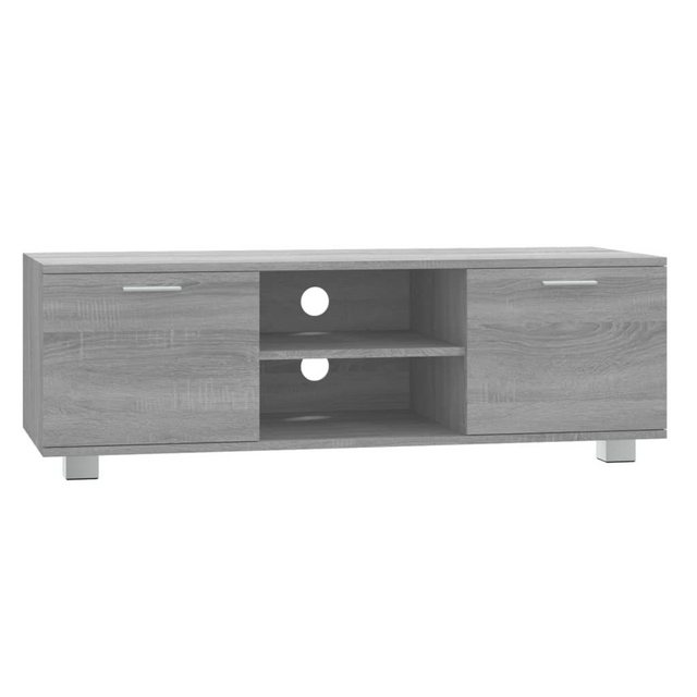 furnicato TV-Schrank Grau Sonoma 120x40,5x35 cm Holzwerkstoff (1-St) günstig online kaufen