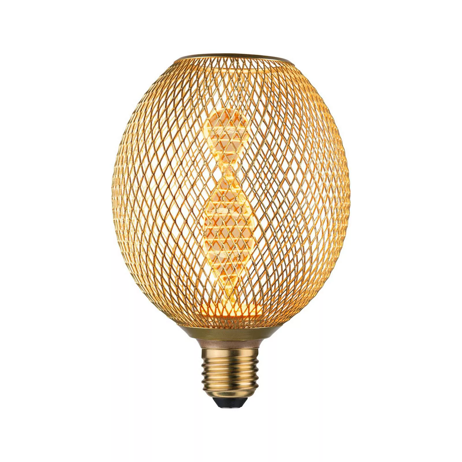 Paulmann LED-Leuchtmittel »Metallic Glow Globe messing Helix 130lm 3,5W 180 günstig online kaufen