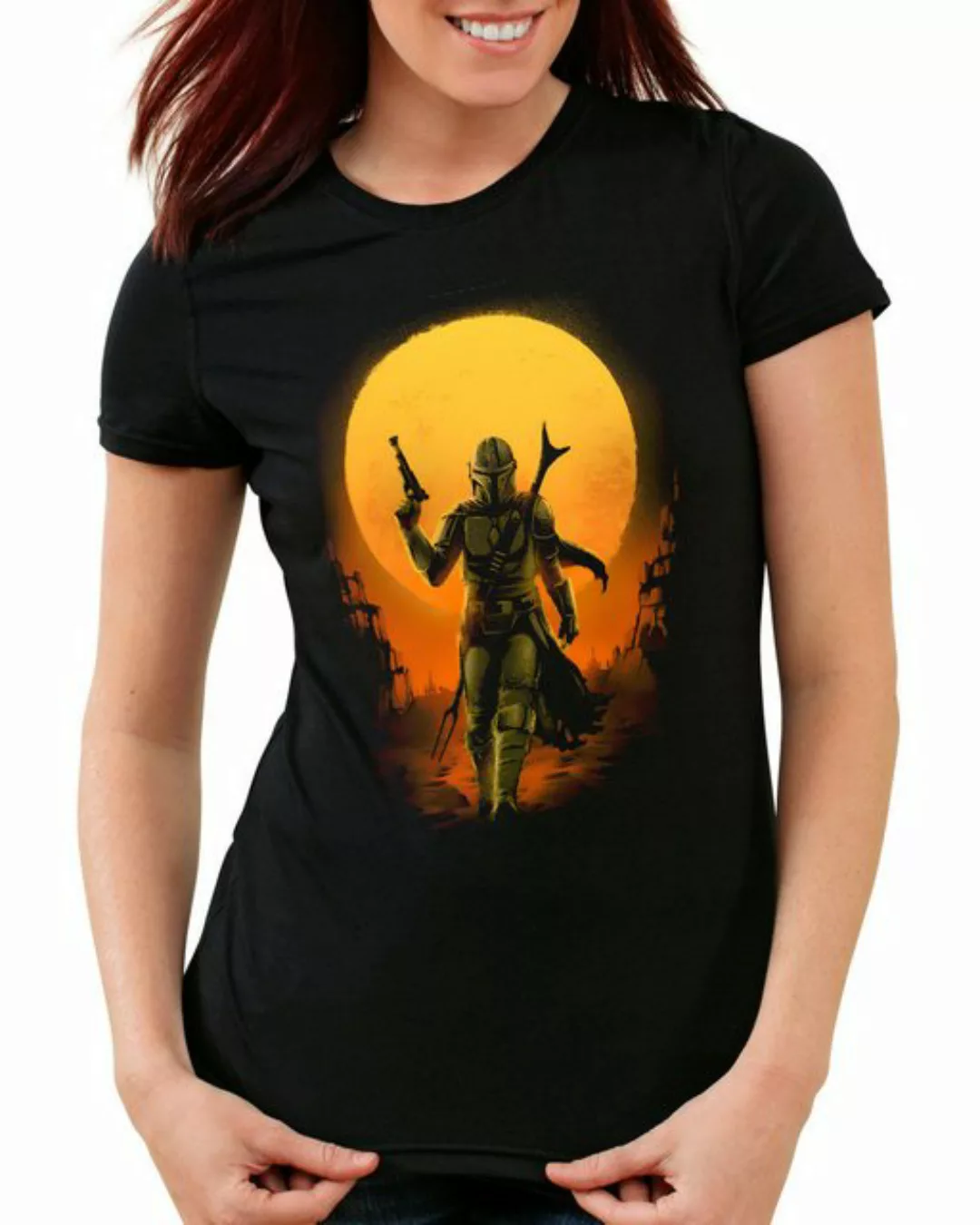 style3 T-Shirt Way Mandalore yoda wars boba fett mandalorian star günstig online kaufen