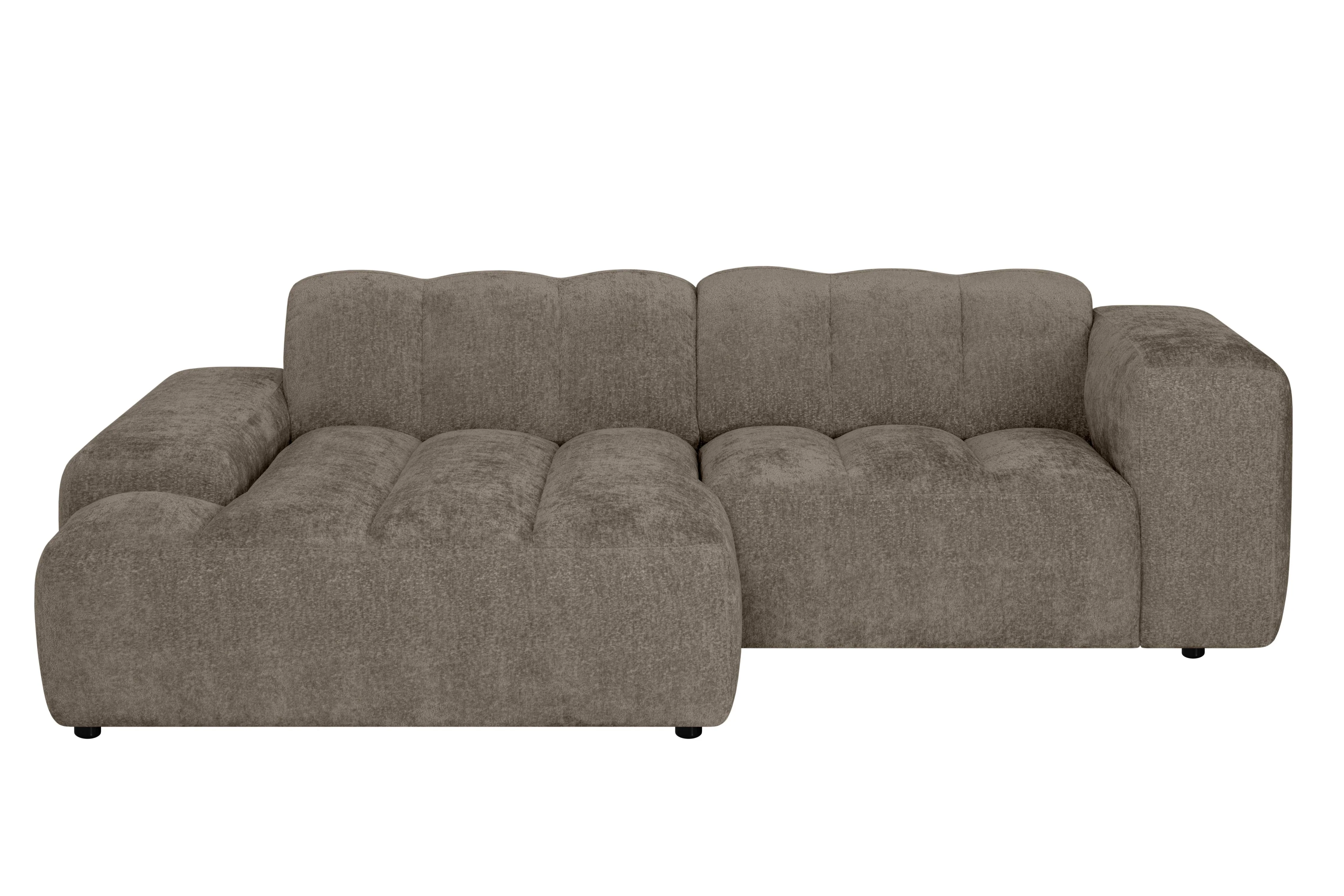 NADUVI Collection | Ecksofa Sandro links 2,5-Sitzer Chenille günstig online kaufen