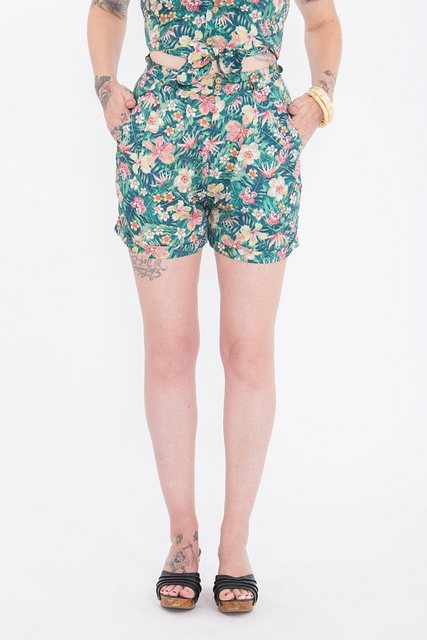 QueenKerosin Shorts (1-tlg) mit tropischem Muster günstig online kaufen