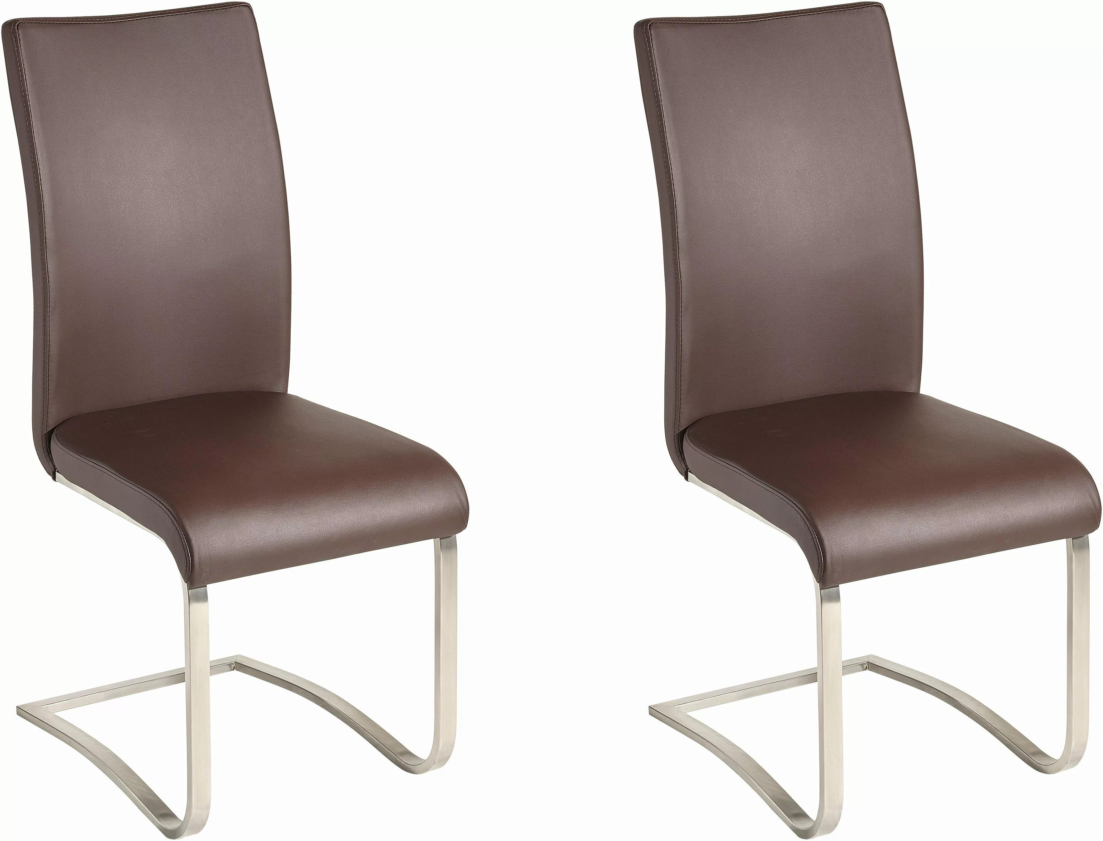 MCA furniture Freischwinger "Arco", (Set), 6 St., Kunstleder, 2er-, 4er-, 6 günstig online kaufen