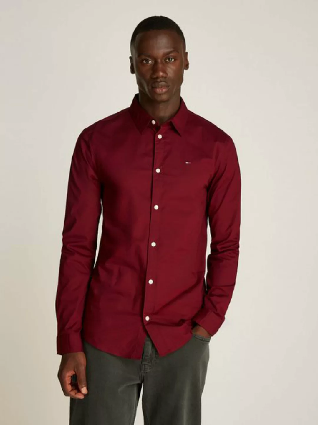 Tommy Jeans Langarmhemd Sabim Stretch Hemd Shirt Stretch Hemd, Premium, Sli günstig online kaufen