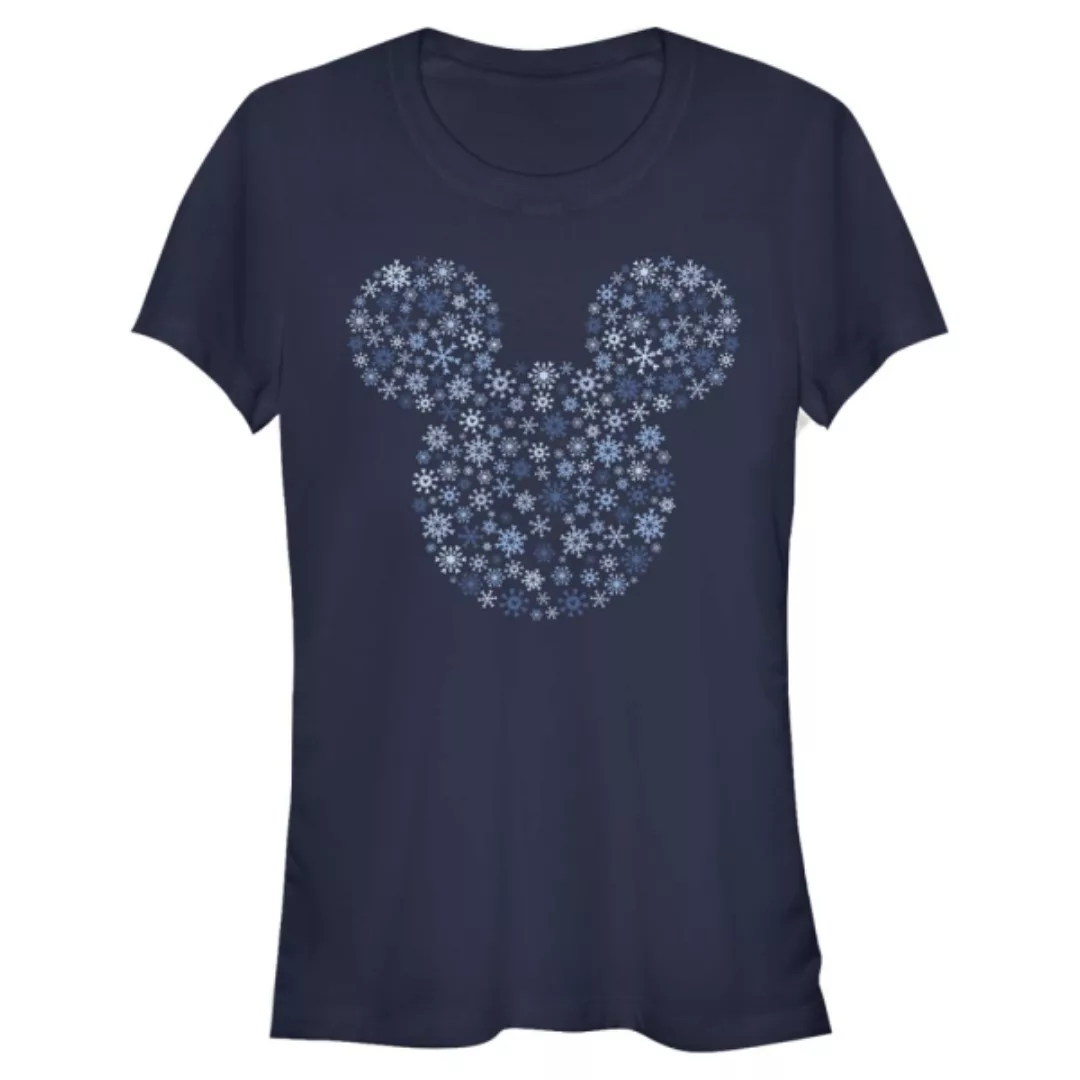 Disney Classics - Micky Maus - Micky Maus Mickey Ear Snowflakes - Frauen T- günstig online kaufen