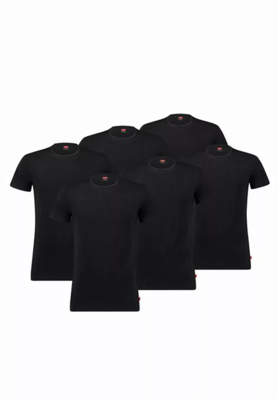 Levi's® Poloshirt LEVIS MEN SOLID CREW 6P ECOM (Packung, 6-tlg., 6er-Pack) günstig online kaufen