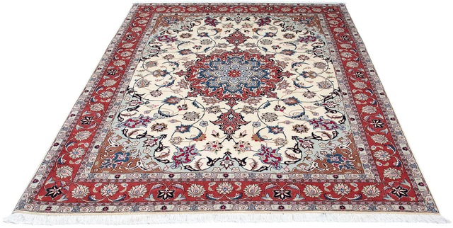 morgenland Orientteppich »Perser - Täbriz - Royal - 203 x 150 cm - beige«, günstig online kaufen