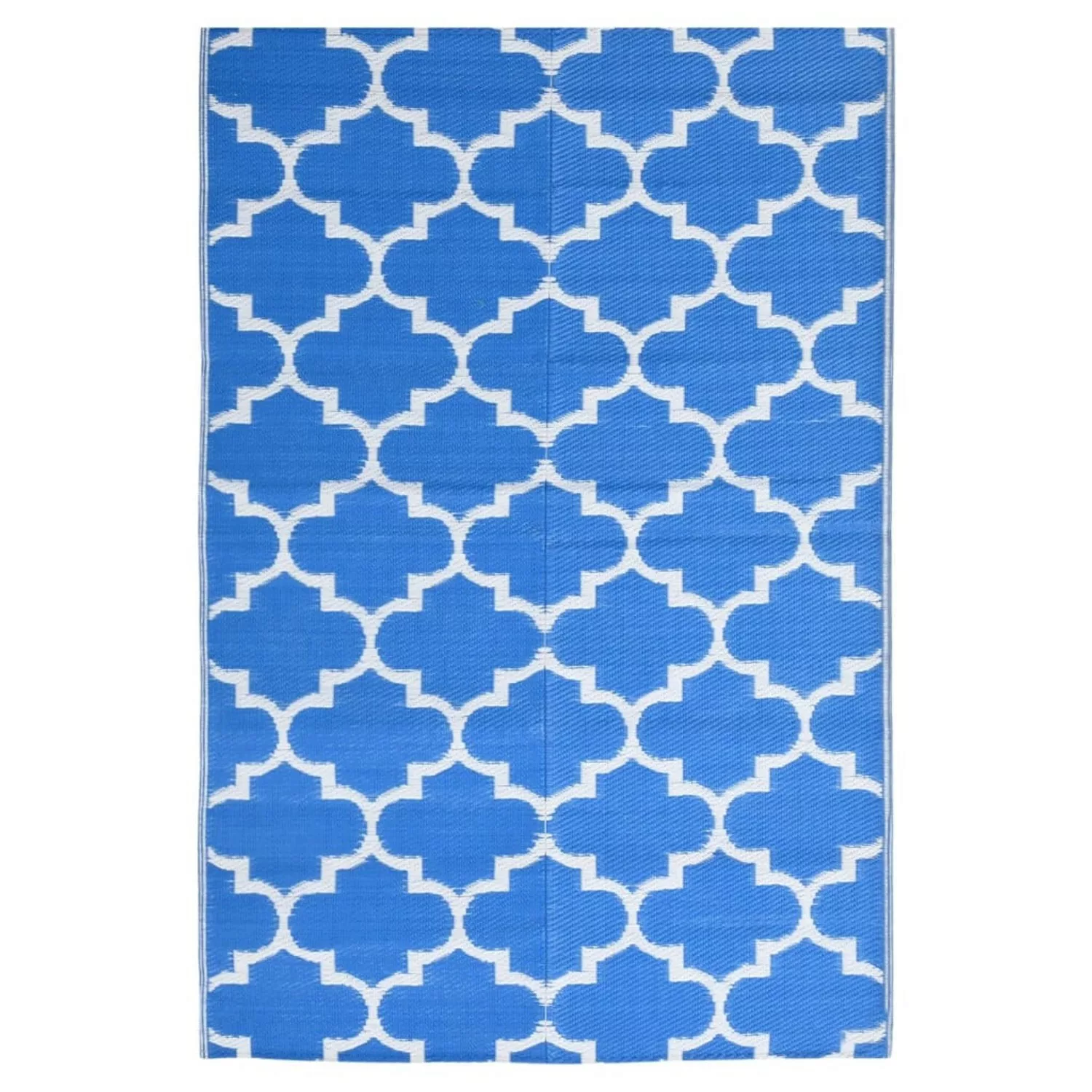 vidaXL Outdoorteppich Blau 120x180 Cm Pp 1085943 günstig online kaufen