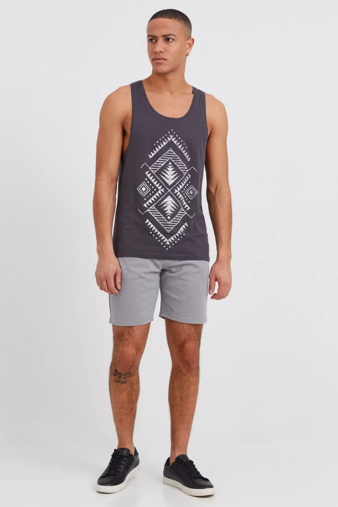 !Solid Tanktop SDIsaak ärmelloses Shirt mit Inka Print günstig online kaufen