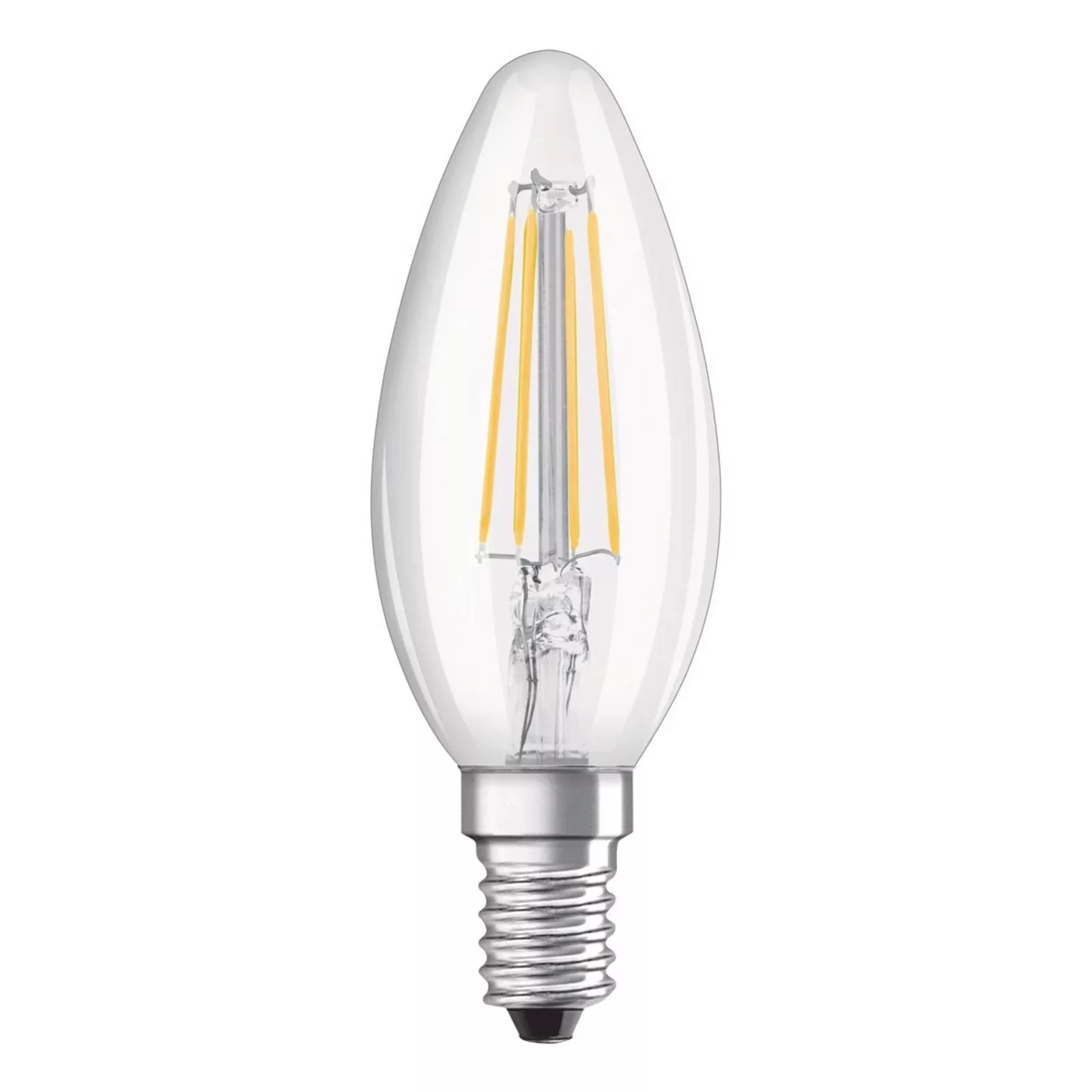 Osram LED-Leuchtmittel E14 Kerzenform 4 W Neutralweiß 470 lm 10 x 3,5 cm (H günstig online kaufen