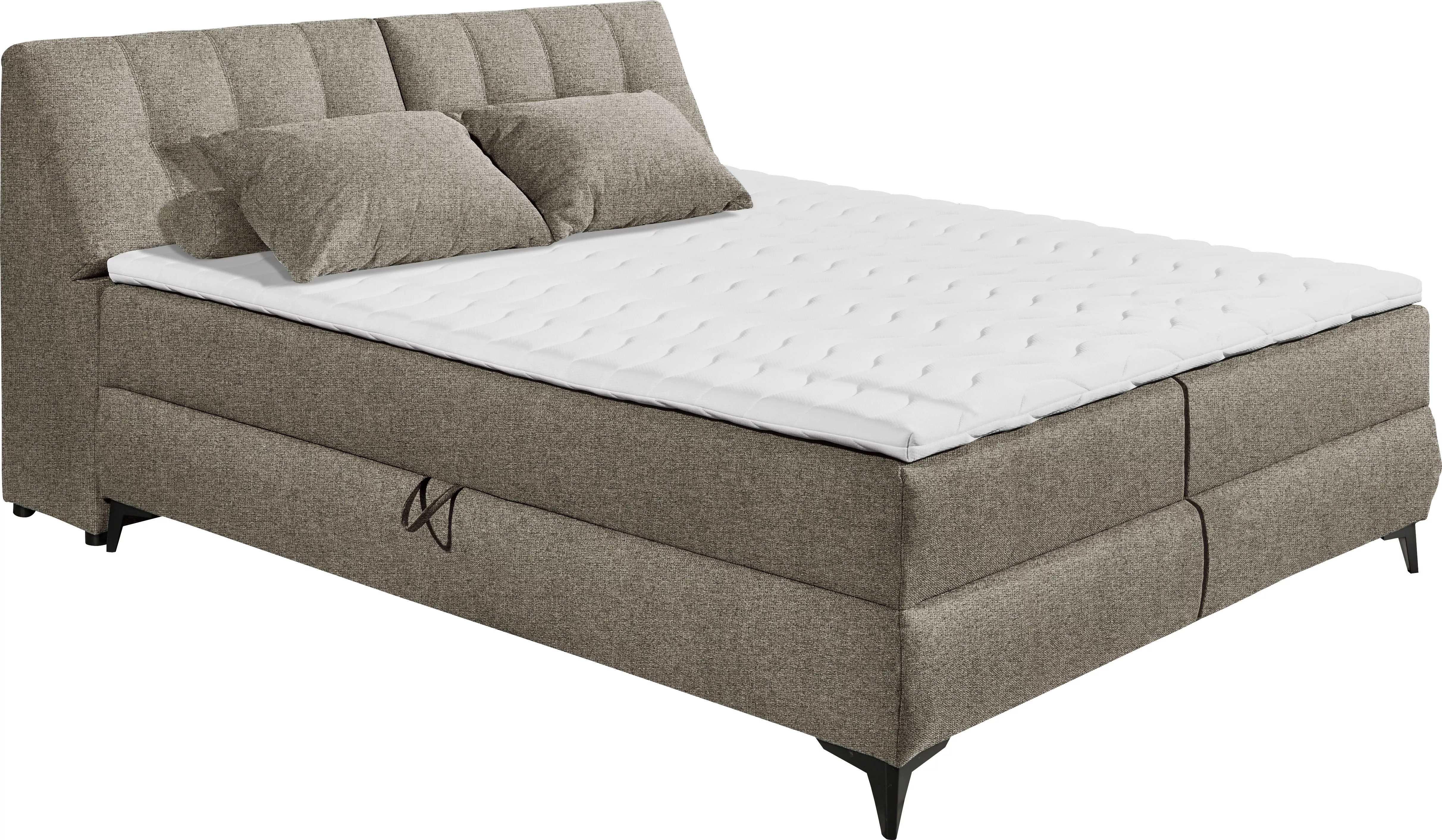 ED EXCITING DESIGN Boxbett "Atlantis", mit Bettkasten und Stauraum im Kopft günstig online kaufen
