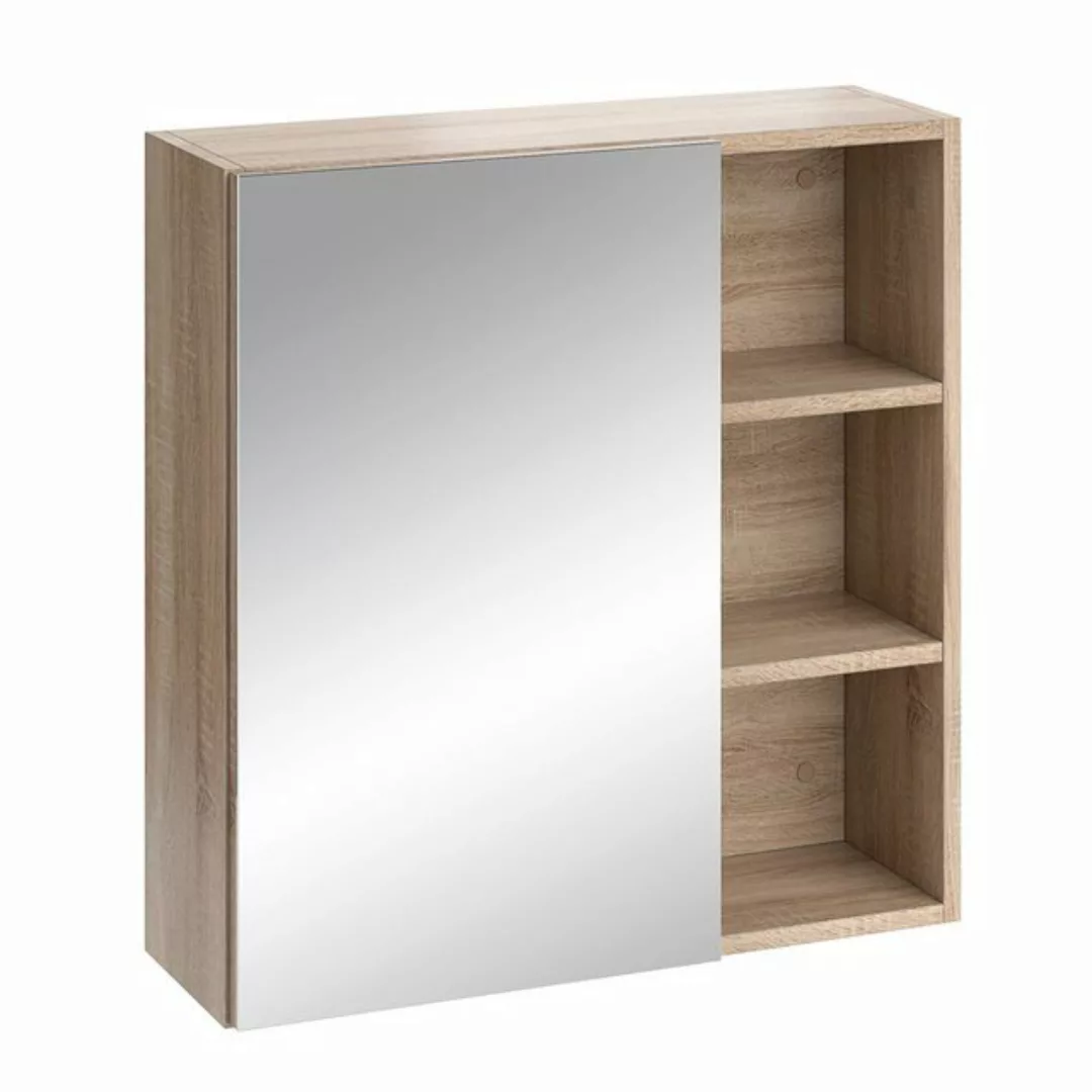 Vicco Badezimmerspiegelschrank Senyo, Sonoma, 62 x 64 cm günstig online kaufen