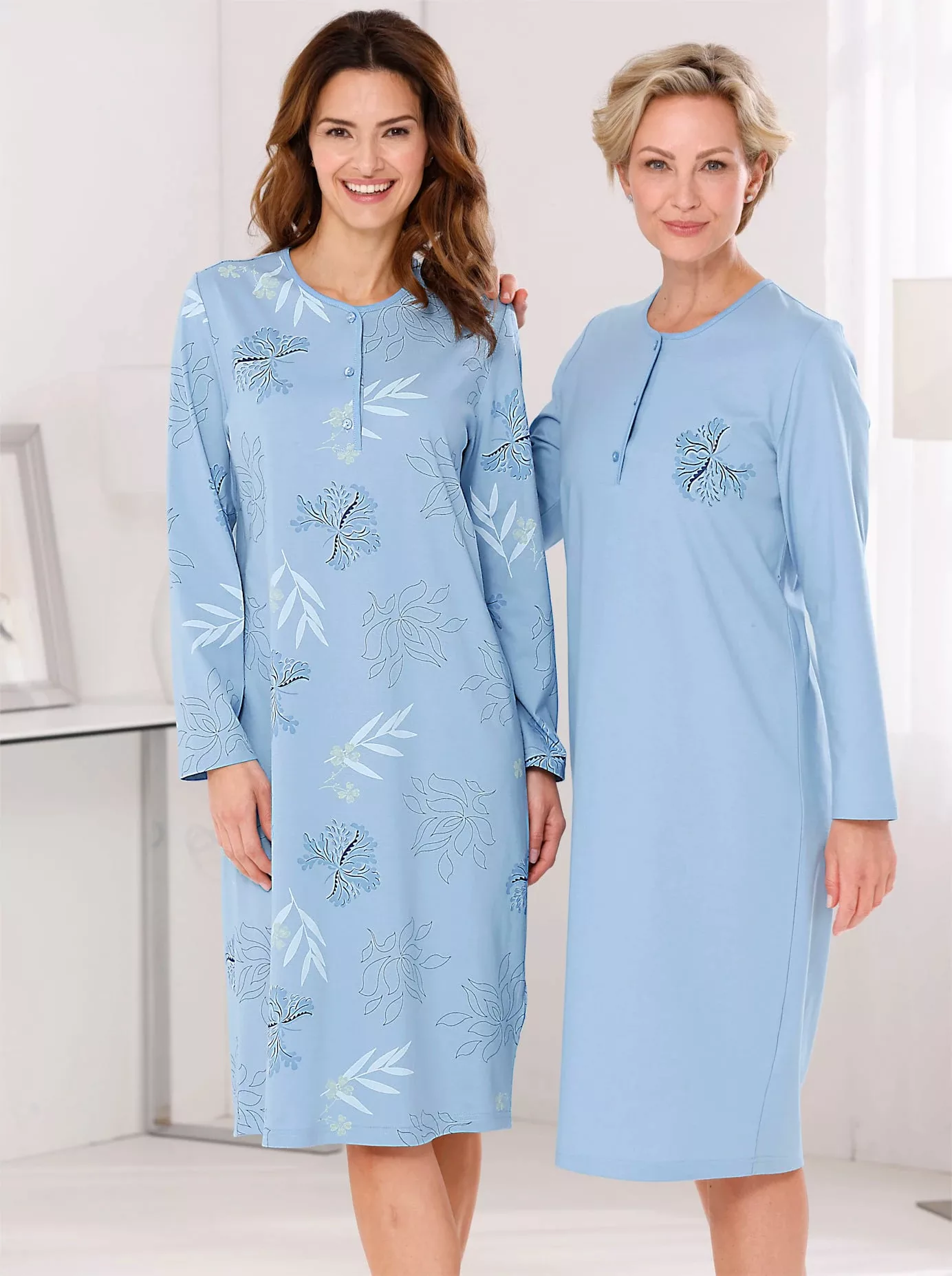 Ascafa Nachthemd "Langarm-Nachthemden" günstig online kaufen