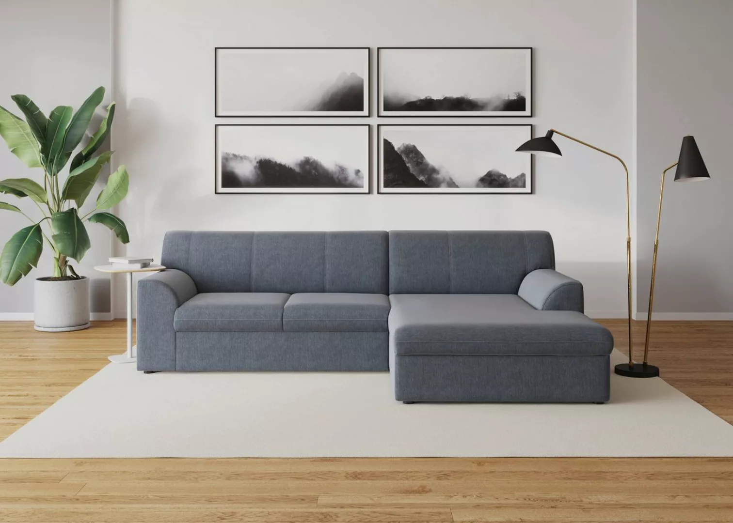 DOMO collection Ecksofa Topper L-Form, mit Recamiere, wahlweise mit Schlaff günstig online kaufen