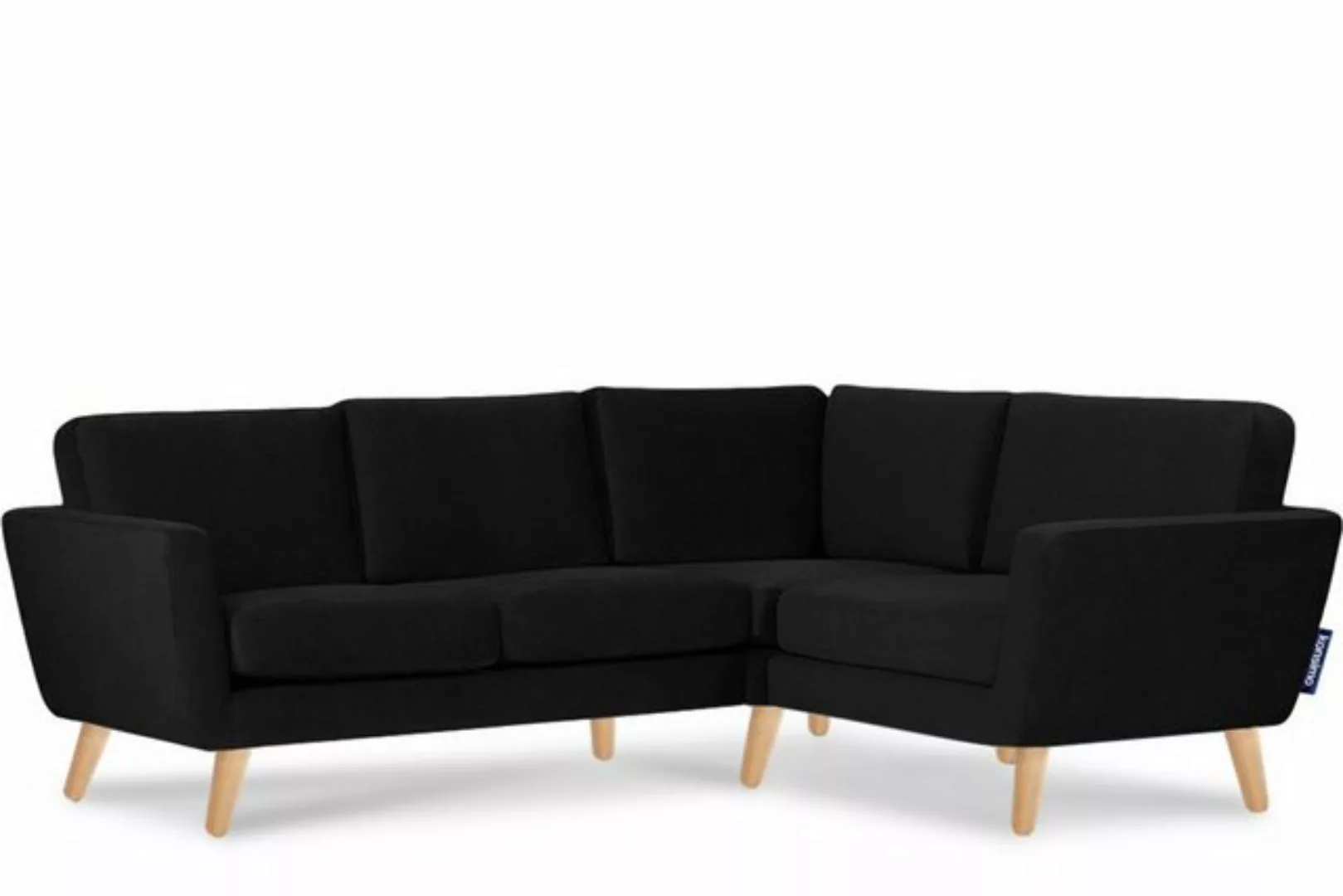 KONSIMO Ecksofa TAGIO Ecksofa rechts, Scandi-Stil, mit Armlehnen, Made in E günstig online kaufen