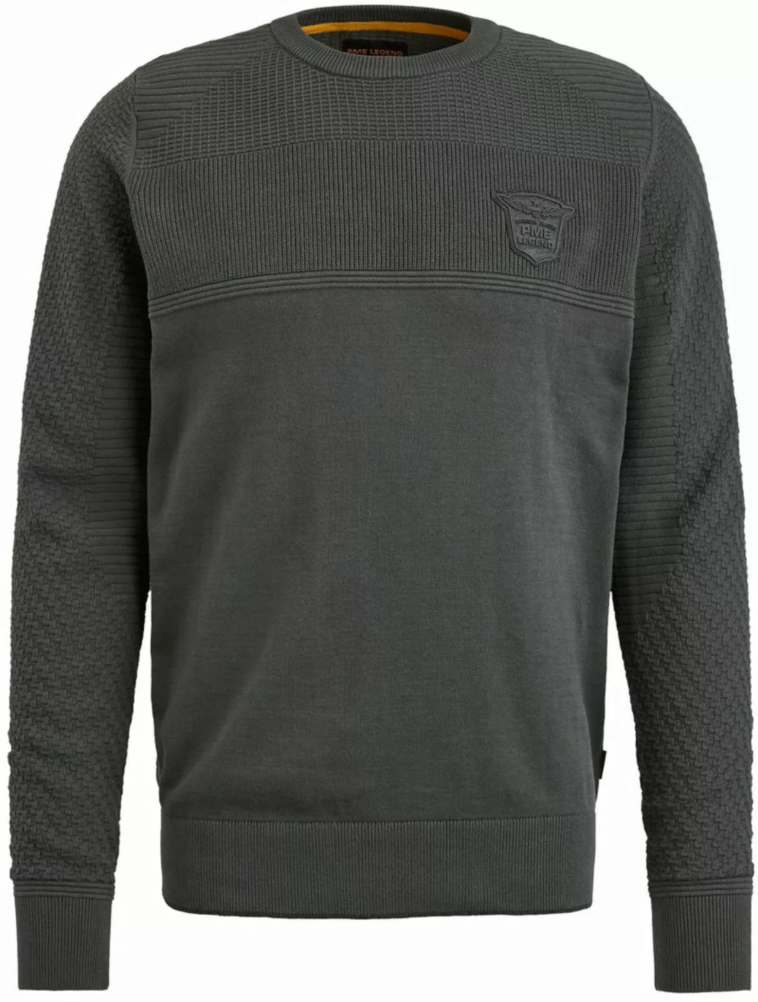 PME Legend Pullover Structure Dunkelgrün - Größe XXL günstig online kaufen