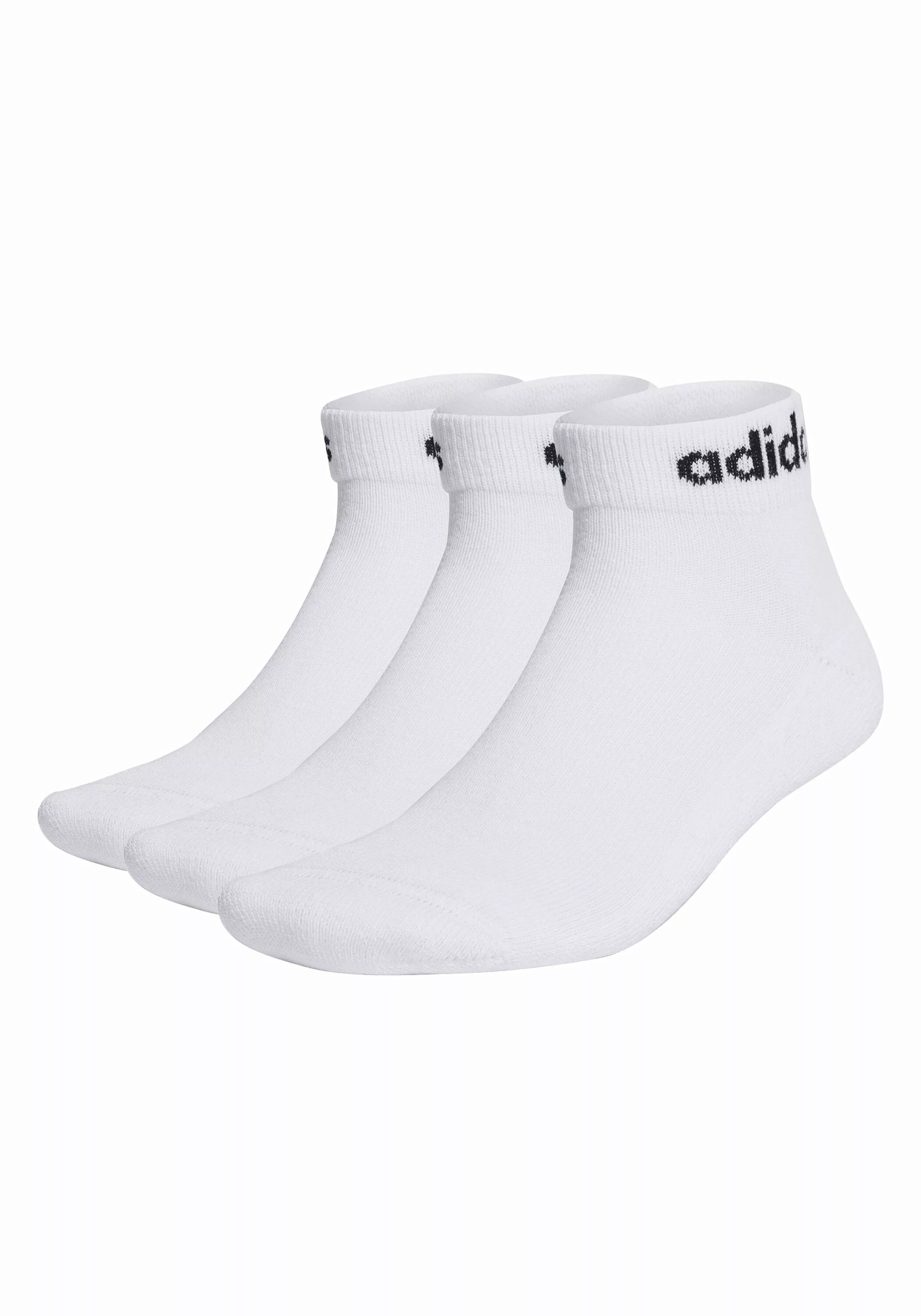 adidas Originals Kurzsocken "Socken Linear Cushioned Ankle 3er Pack" günstig online kaufen