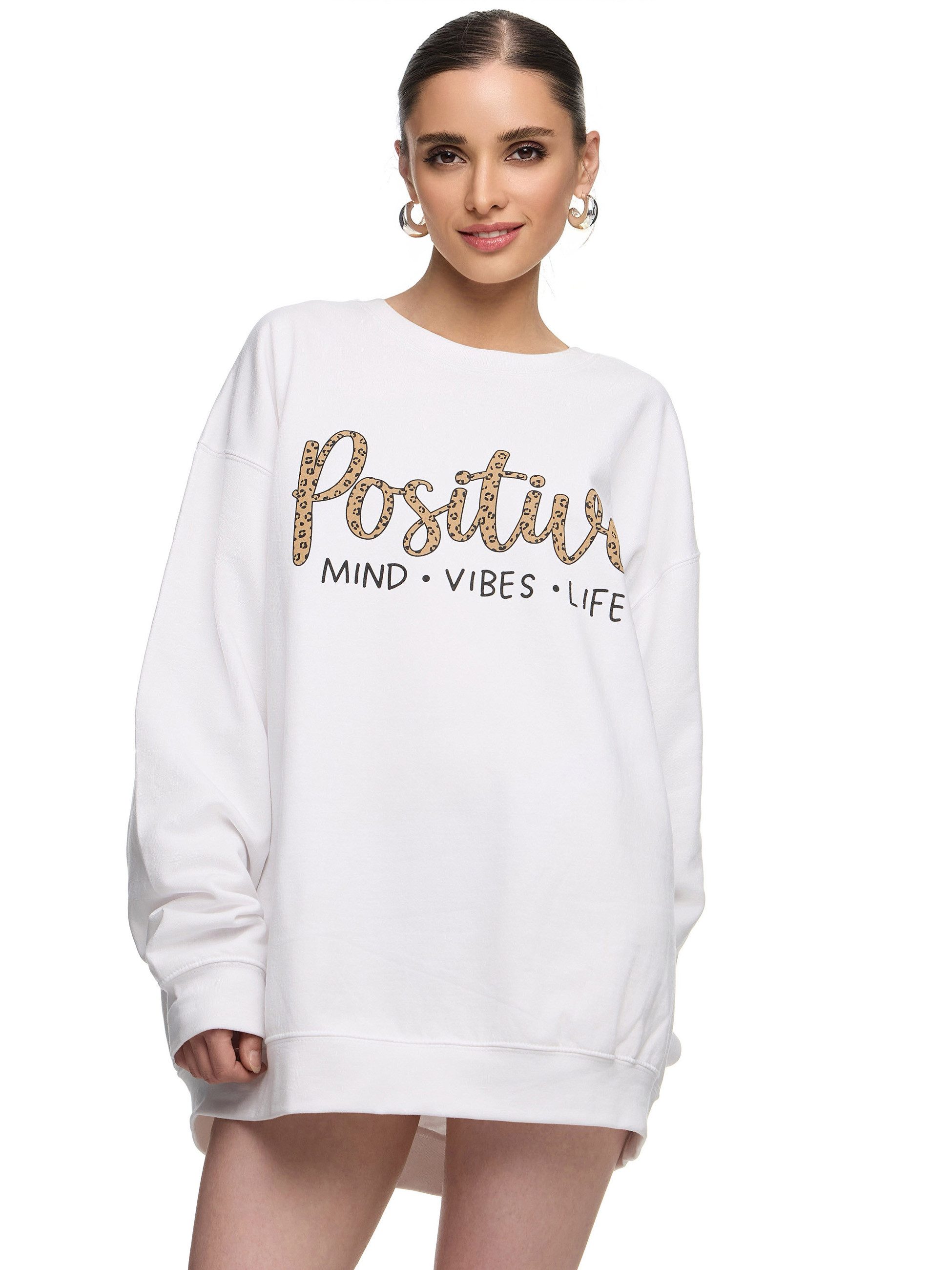 Worldclassca Sweatshirt Worldclassca Oversized Sweatshirt POSITIVE günstig online kaufen