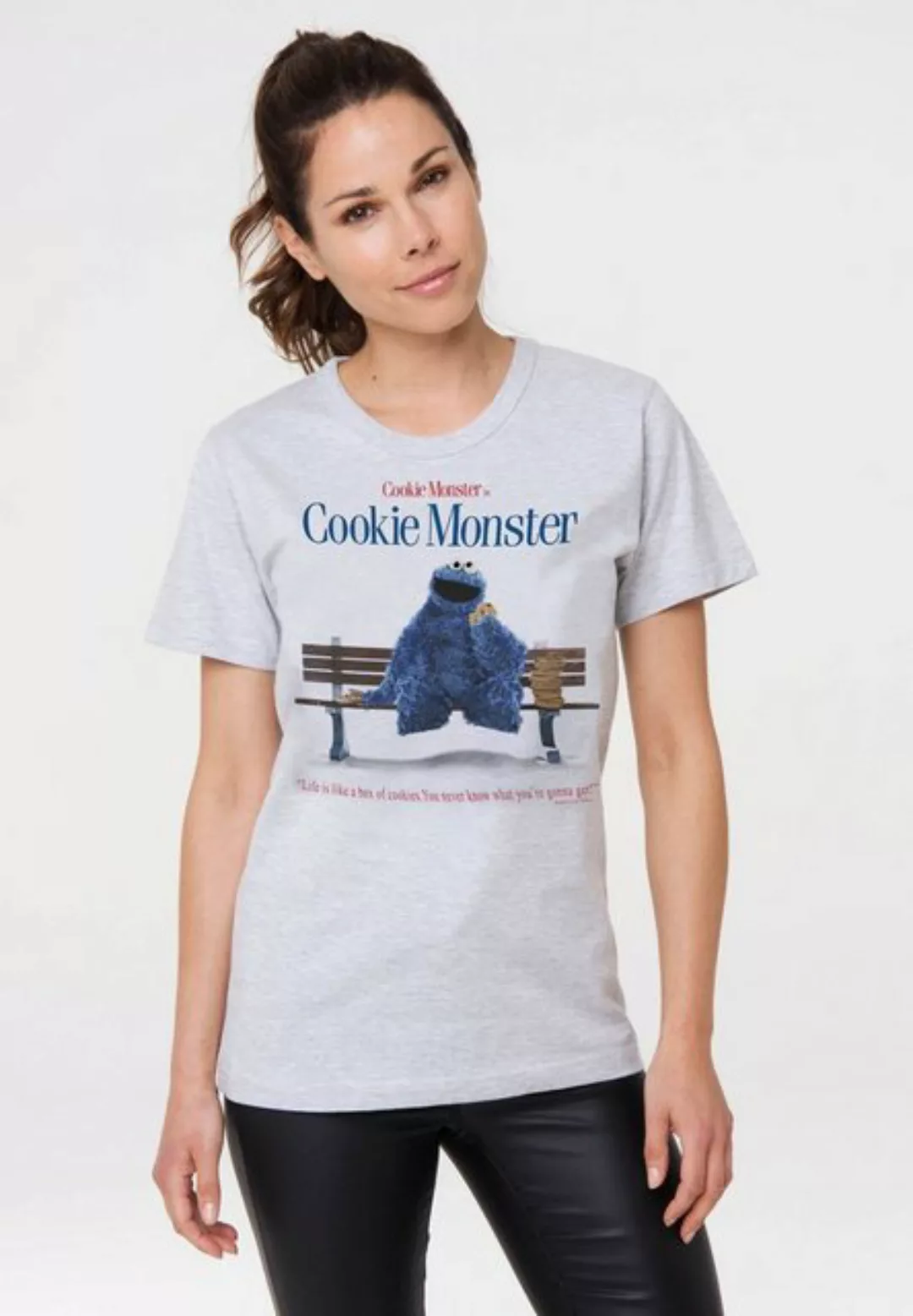 LOGOSHIRT T-Shirt "Sesamstraße – Krümelmonster", mit coolem Print günstig online kaufen