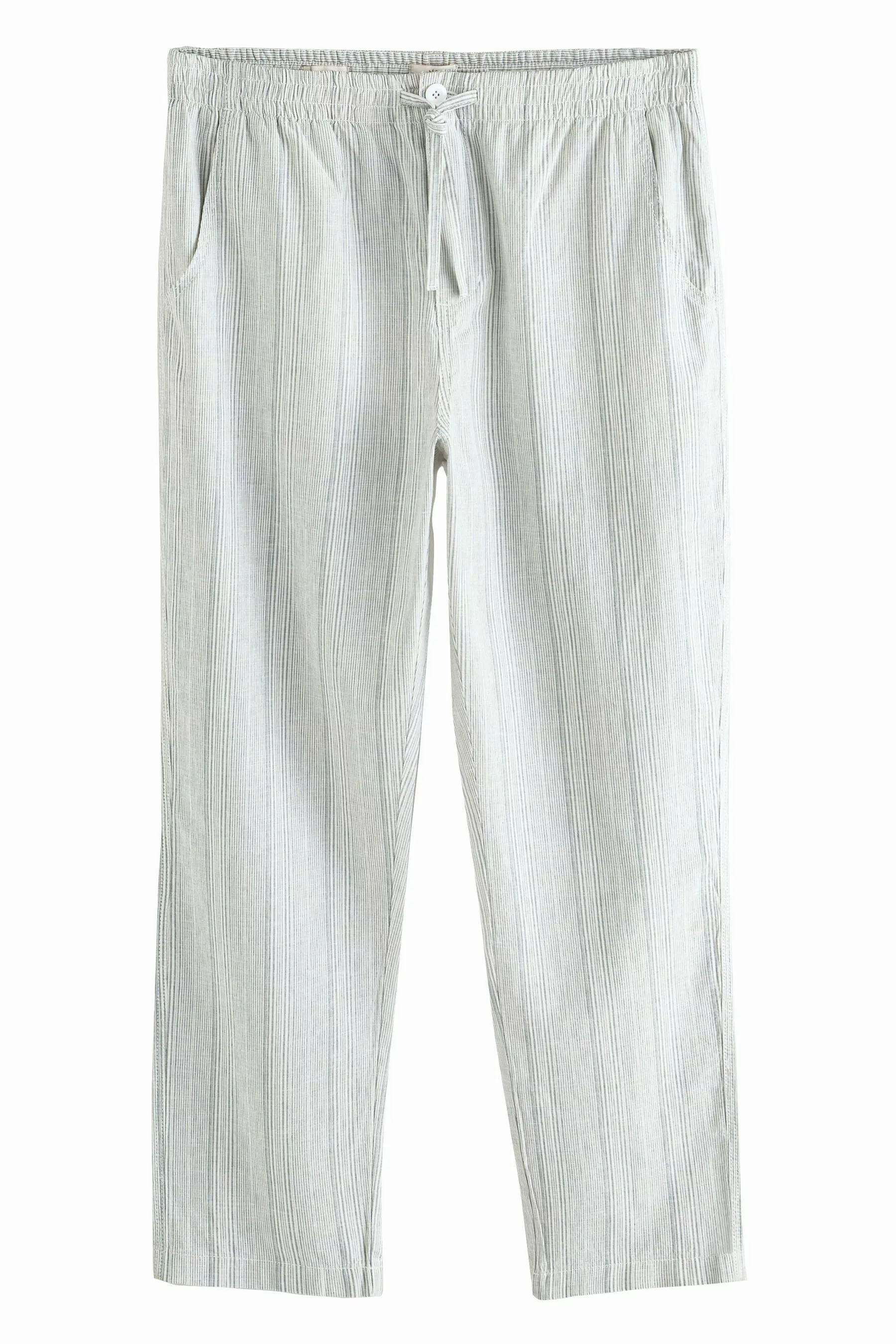 Next Leinenhose Gestreifte Relaxed Fit Hose günstig online kaufen