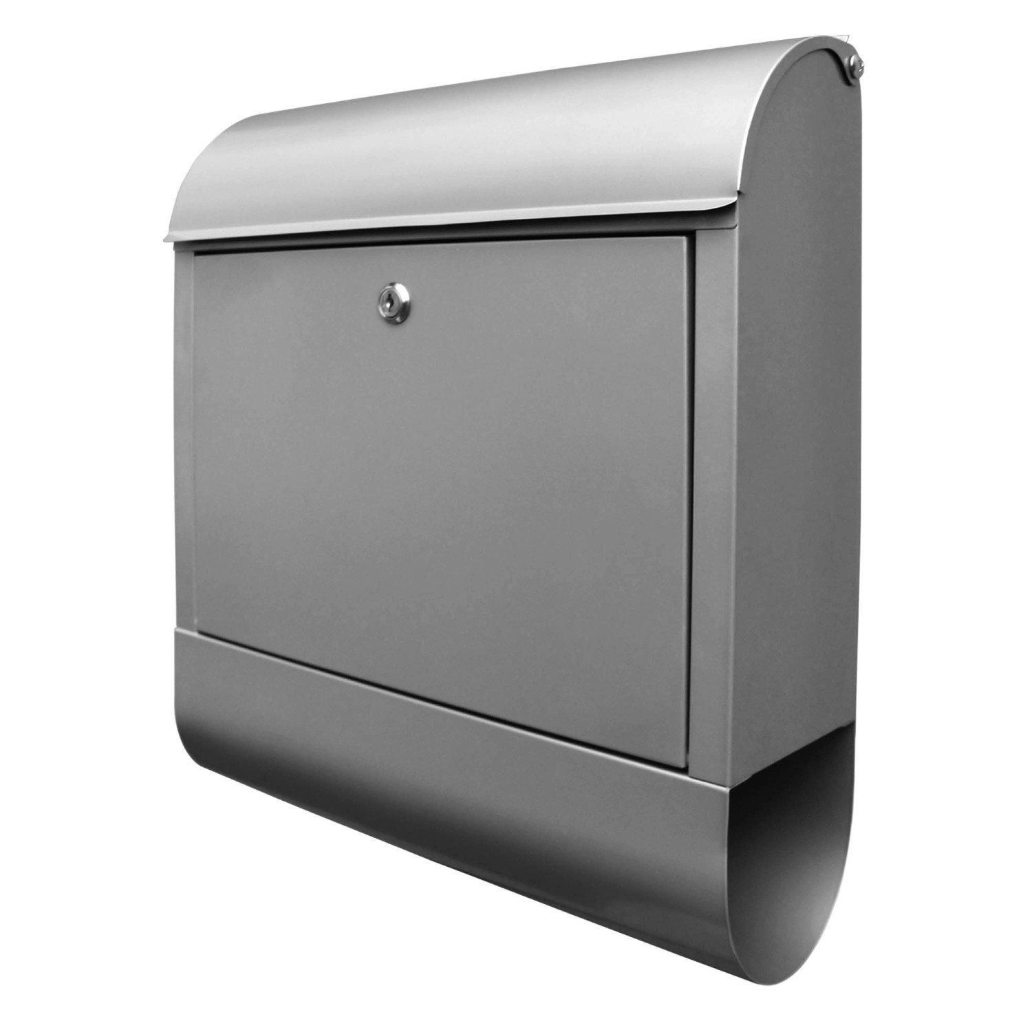 banjado® Design Briefkasten 39x47x14cm & 2 Schlüssel - Briefkasten Stahl Si günstig online kaufen