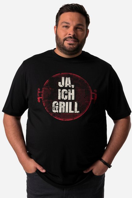 Men Plus T-Shirt Men+ T-Shirt Halbarm Grillen bis 8 XL günstig online kaufen