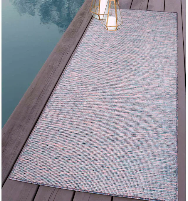 Carpet City Outdoorteppich »PALM 2778«, rechteckig, 5 mm Höhe, Läufer, Wett günstig online kaufen