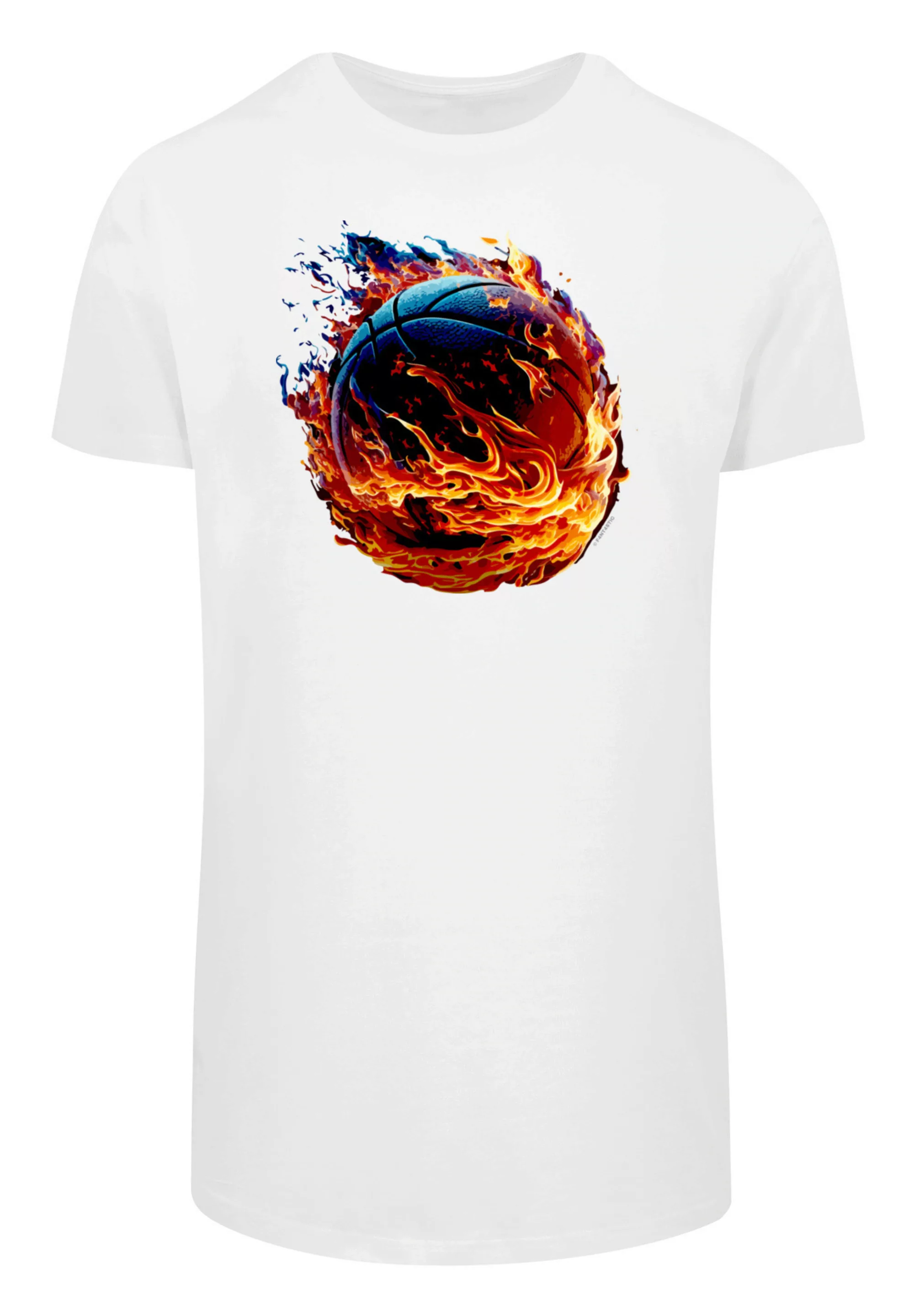 F4NT4STIC T-Shirt "Basketball On Fire Sport LONG", Print günstig online kaufen