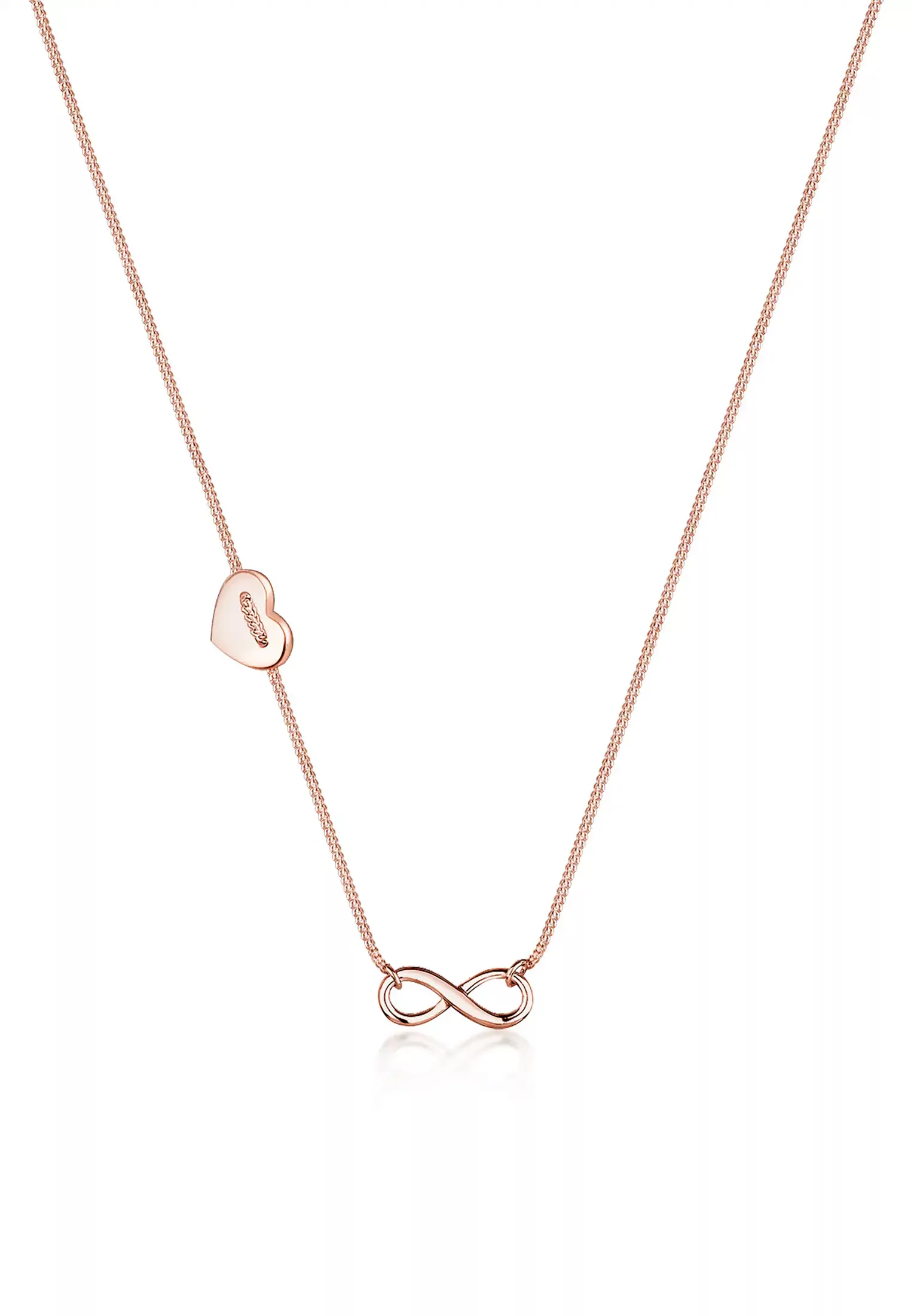 Elli Kette mit Anhänger "Herz Infinity Unendlichkeit Symbol 925 Silber" günstig online kaufen