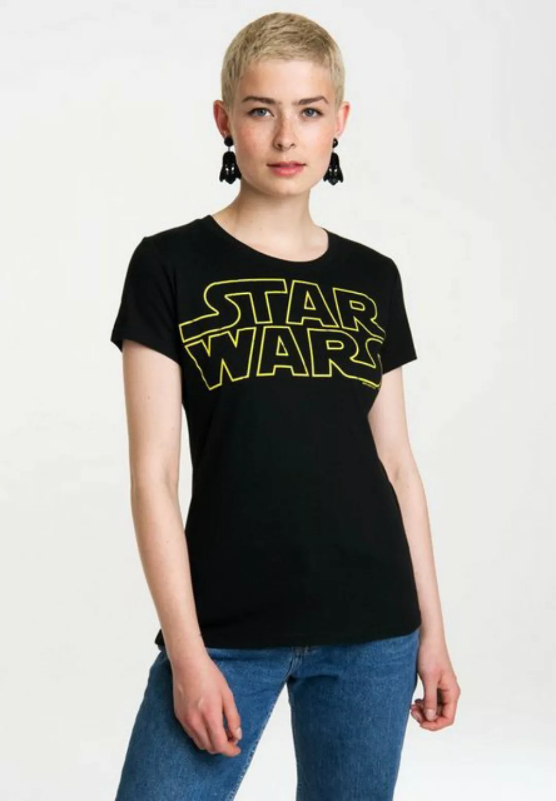 LOGOSHIRT T-Shirt Krieg der Sterne - Star Wars mit coolem Frontprint günstig online kaufen